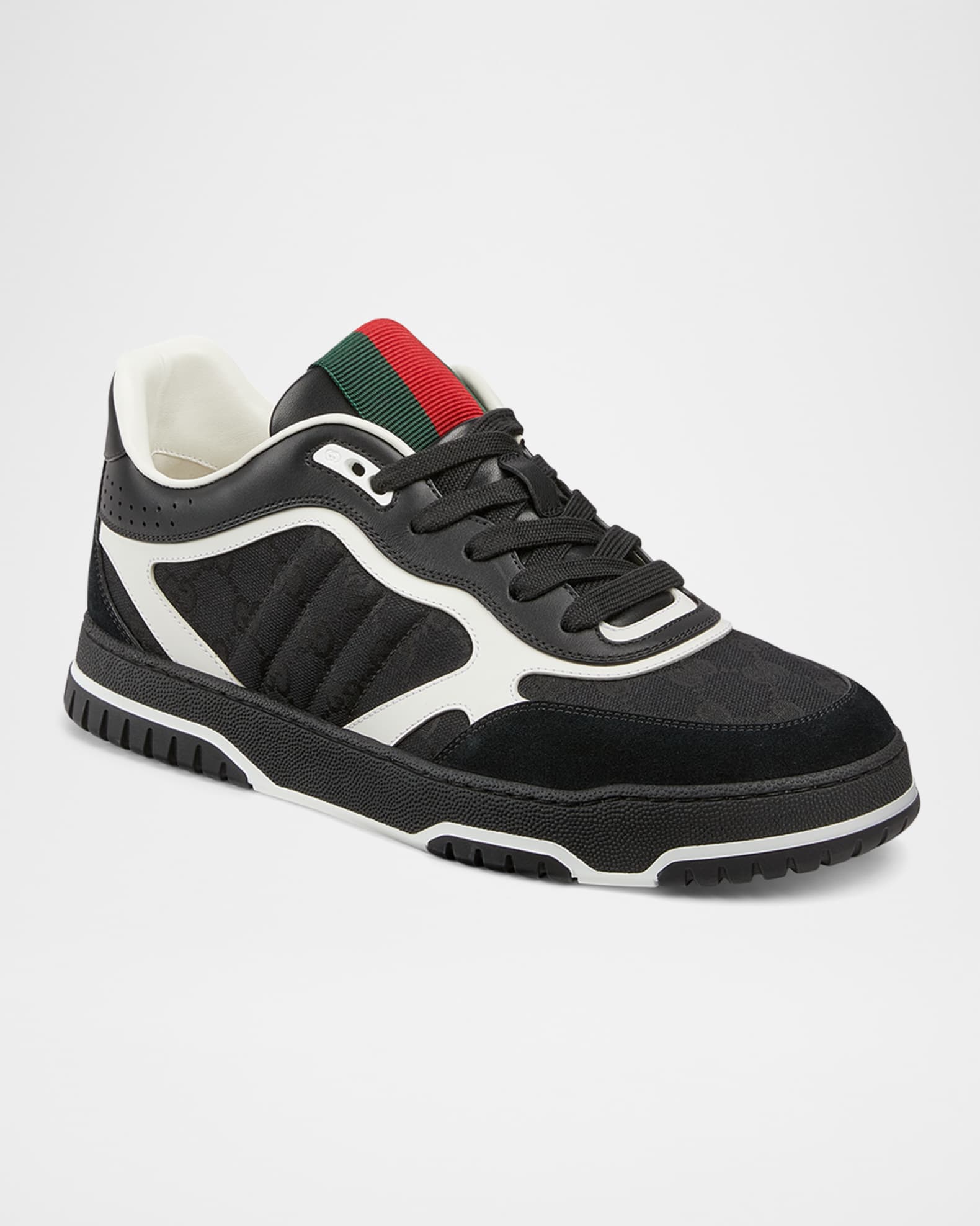 Men's Re-Web GG Supreme Canvas and Leather Sneakers 1