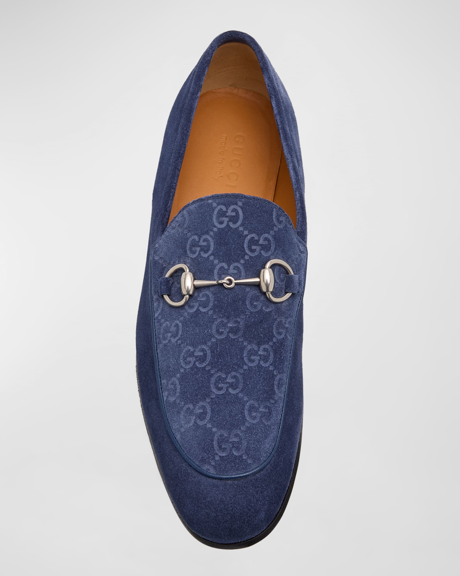 Gucci Men s Jordy Guccissima Suede Loafers Men s 8D Loafers Slip Ons