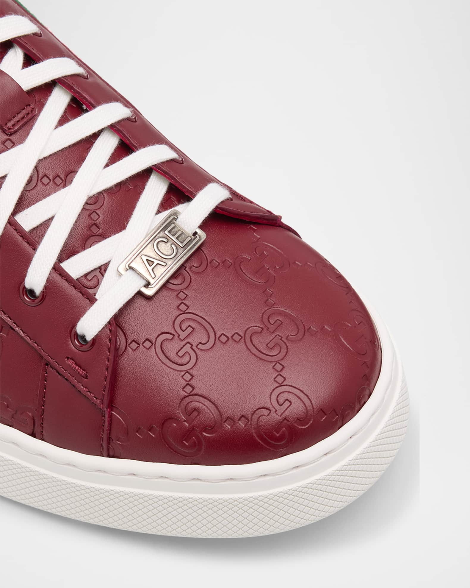 All red gucci sneakers hot sale
