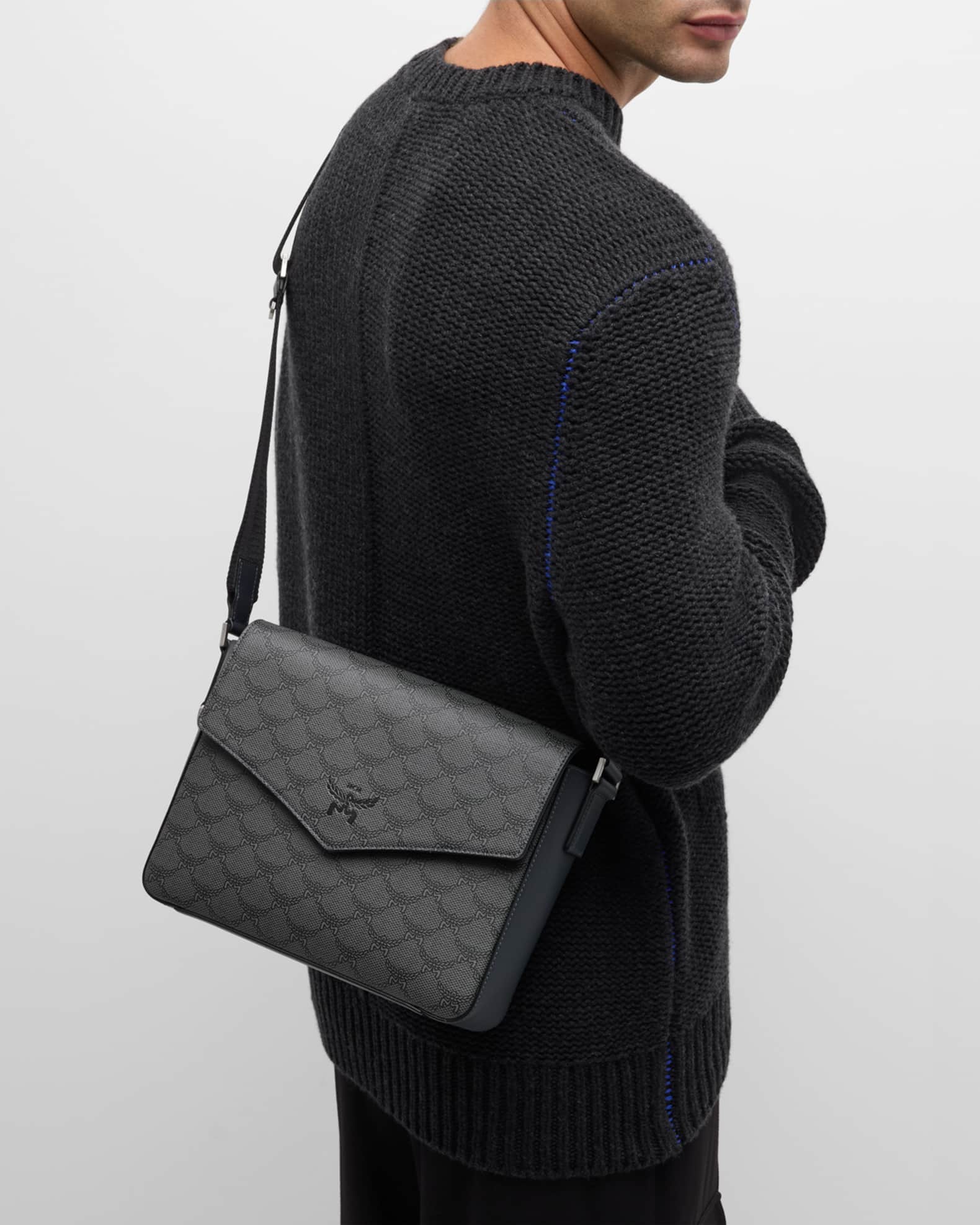 Men s Himmel Lauretos Small Messenger Bag Neiman Marcus