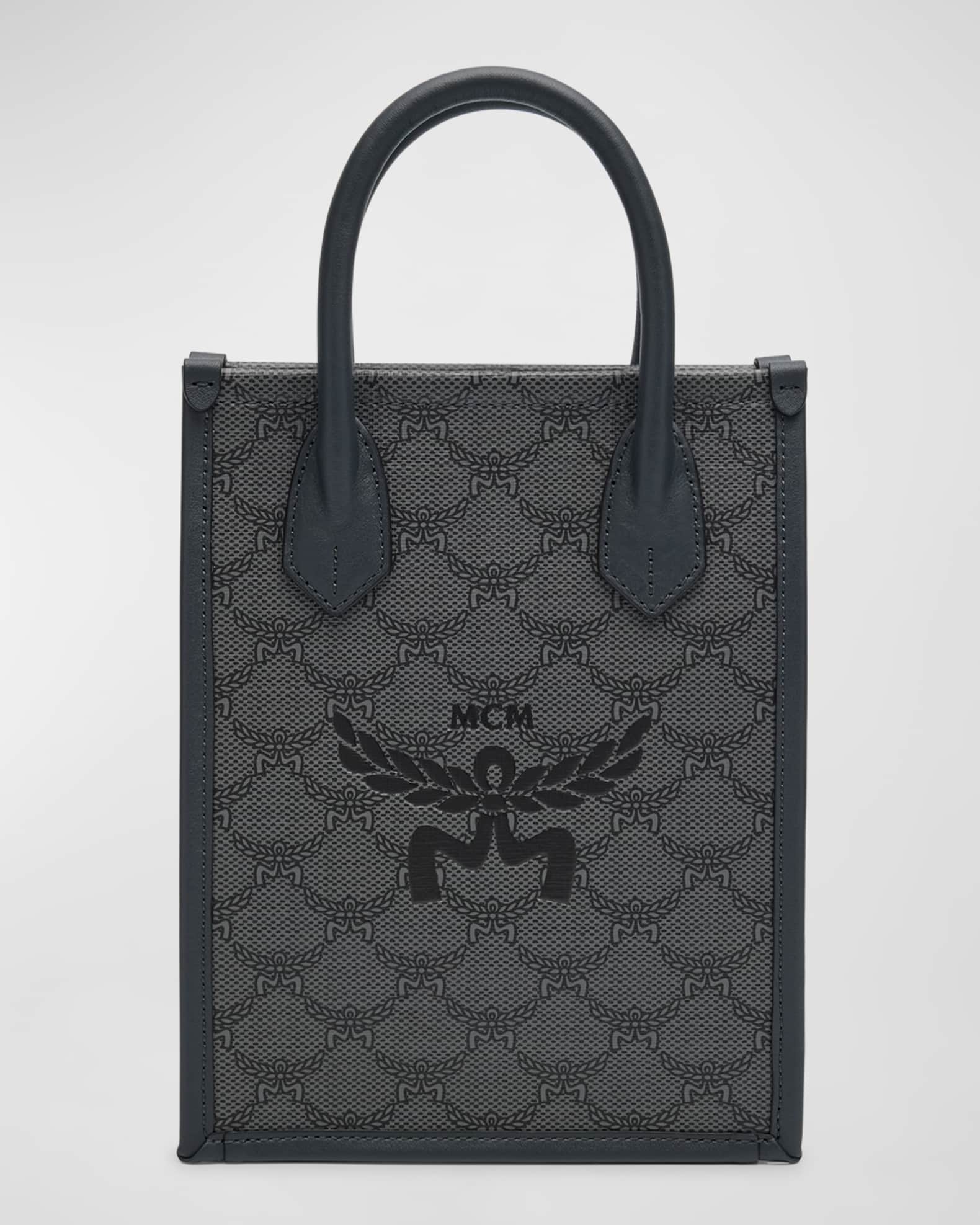 MCM Men s Himmel Lauretos Mini Tote Bag Neiman Marcus