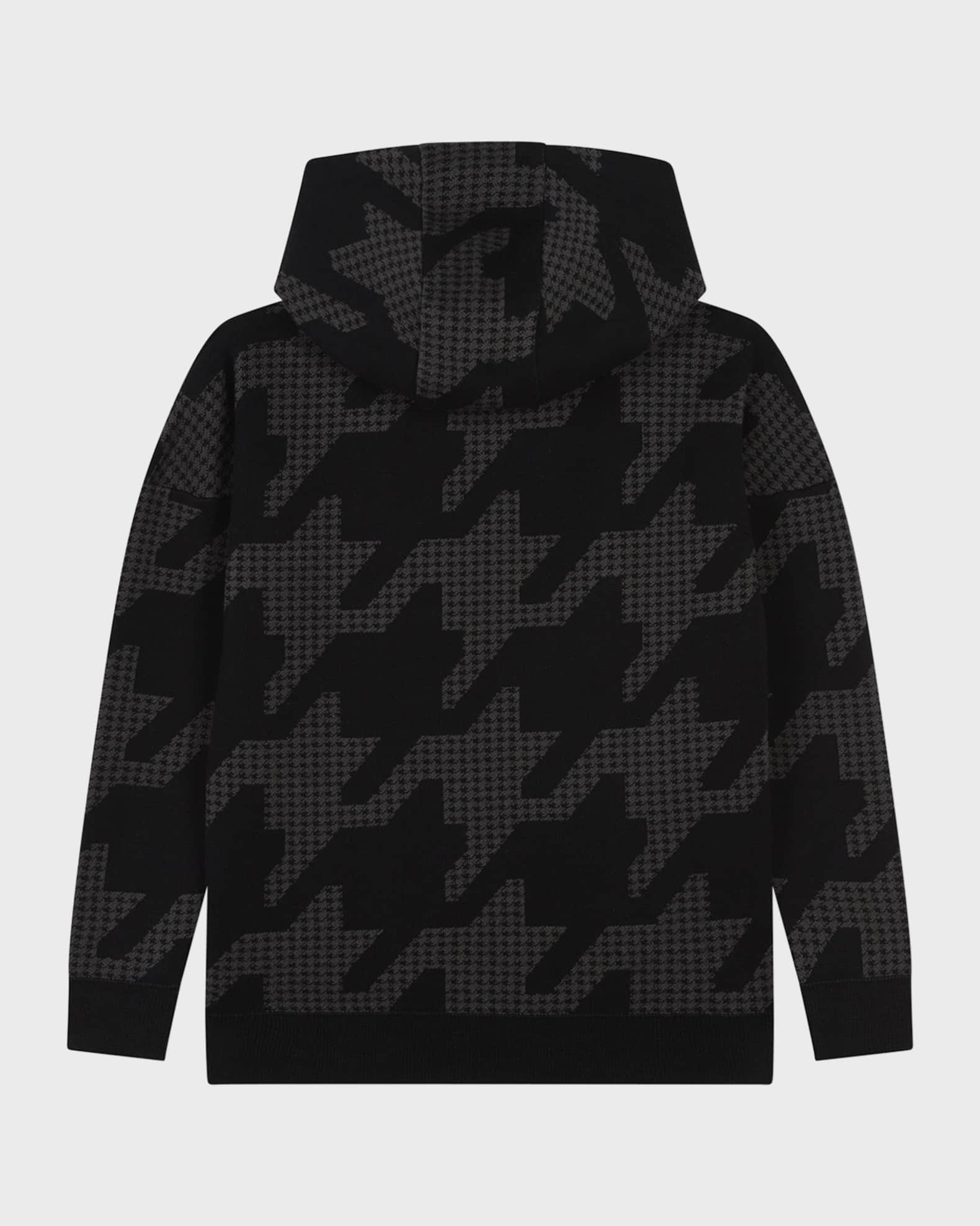 Boy's Houndstooth-Print Hoodie 1