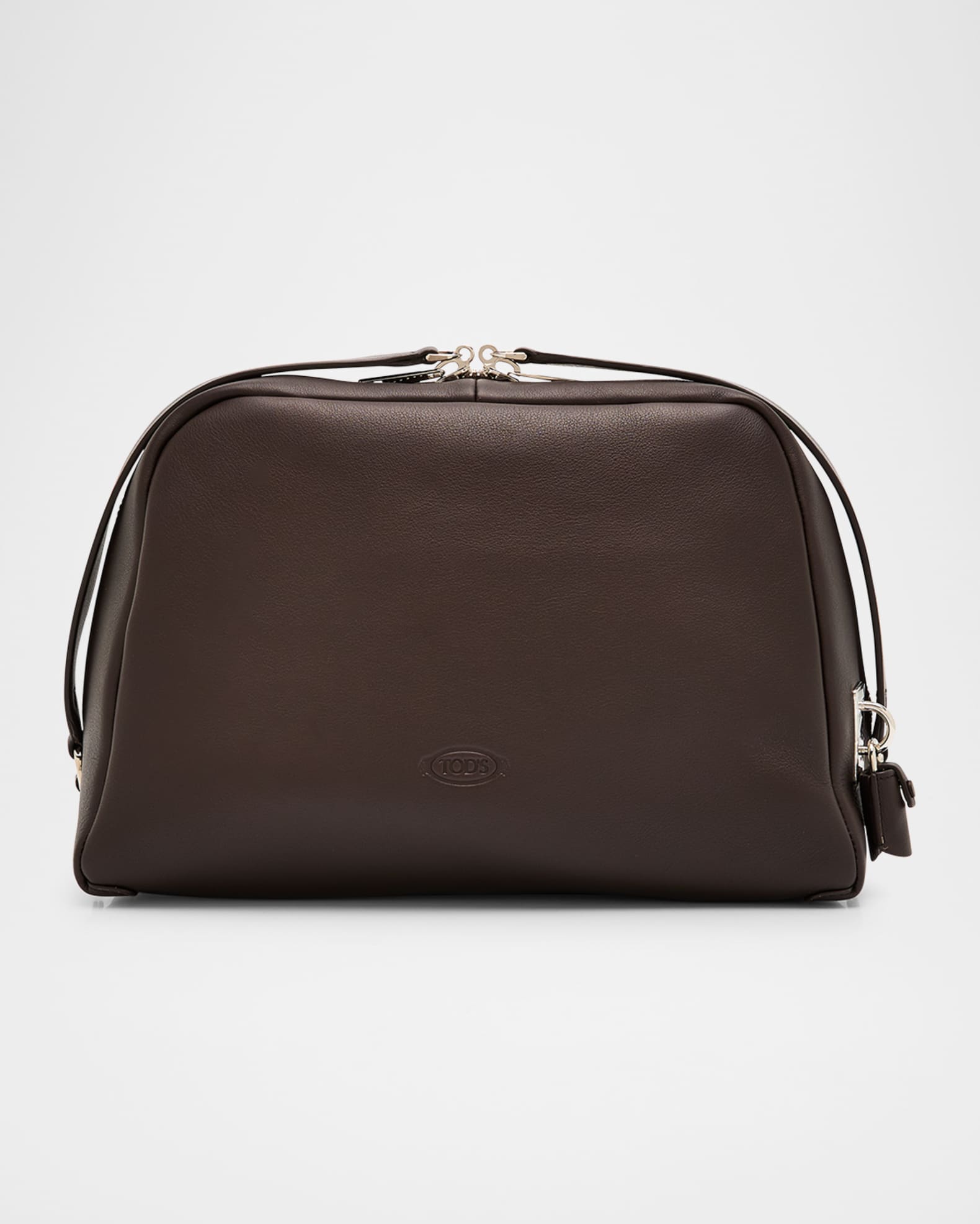 Darsena Medium Leather Pouch Bag 0