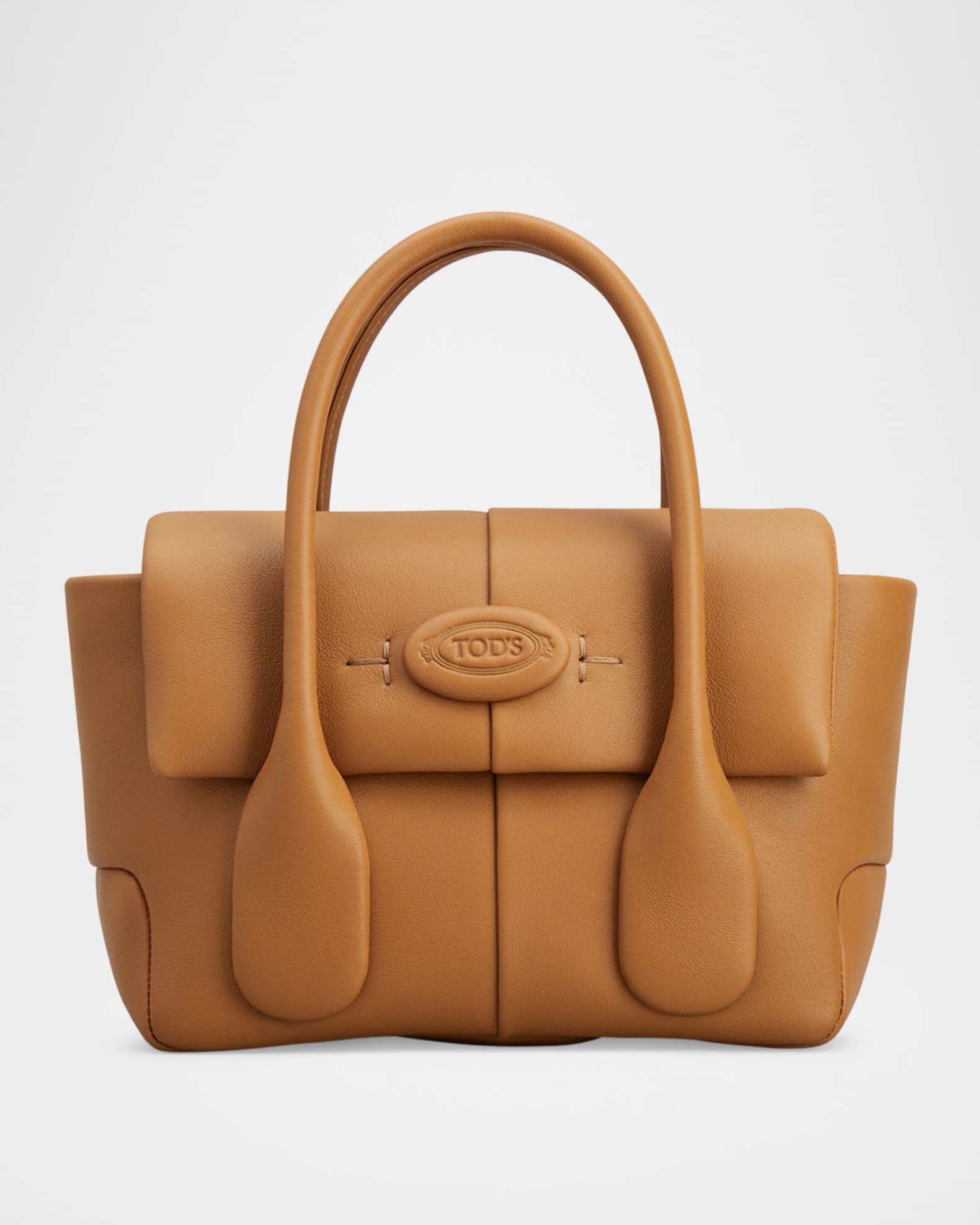 Mini Flap Leather Top-Handle Bag 0