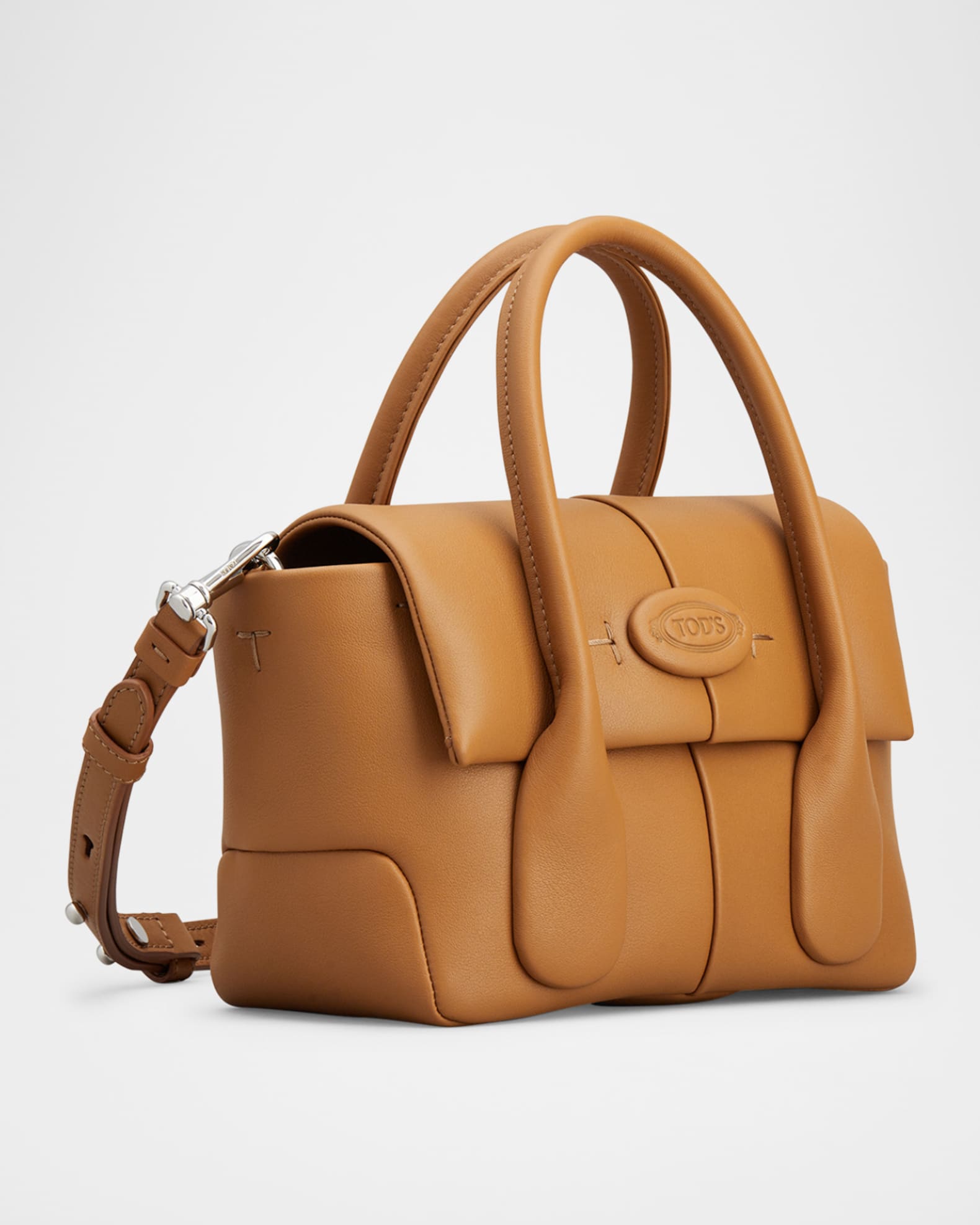 Mini Flap Leather Top-Handle Bag 1