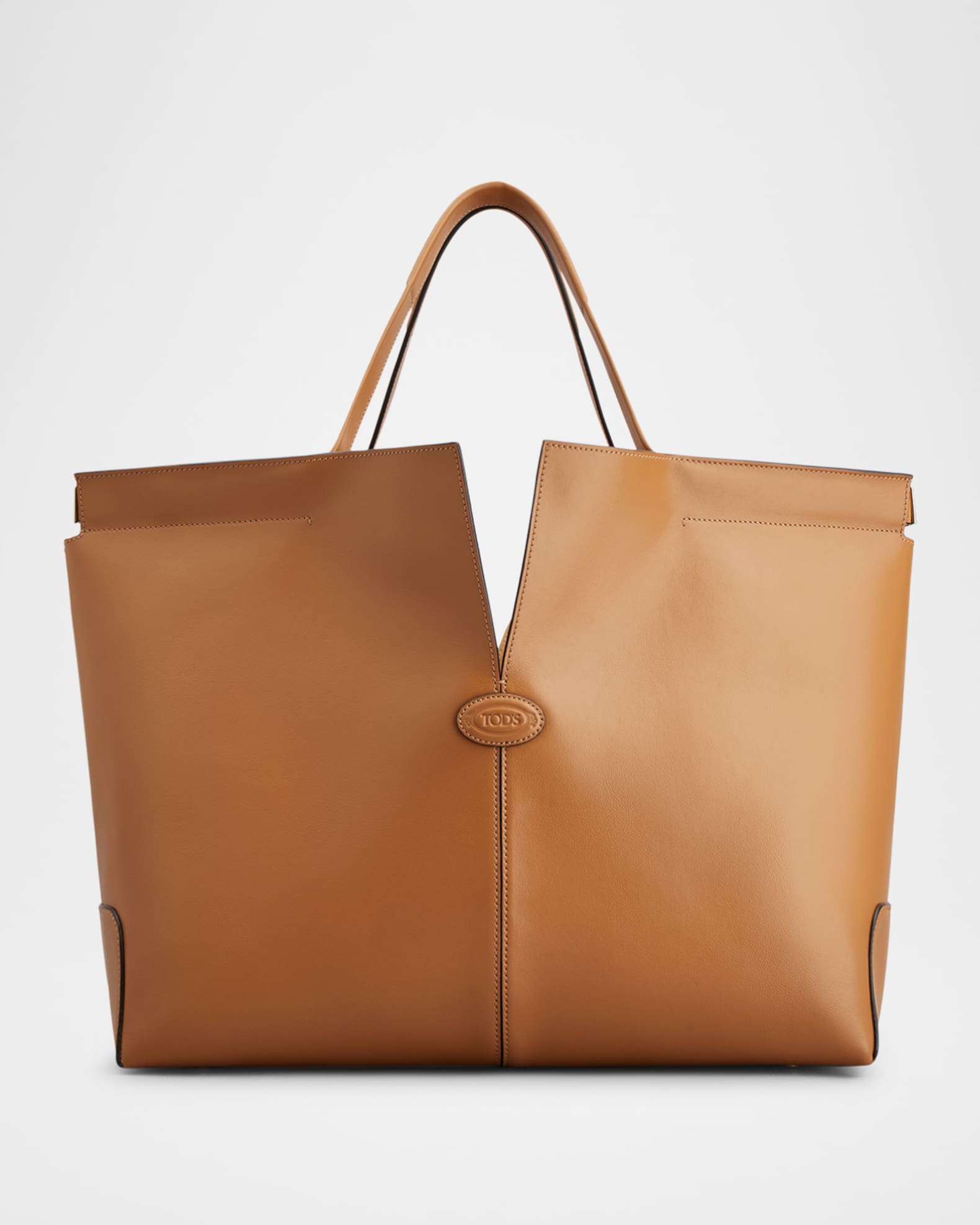 Tod s di Bag Folio Leather Shopper Tote Cuoio