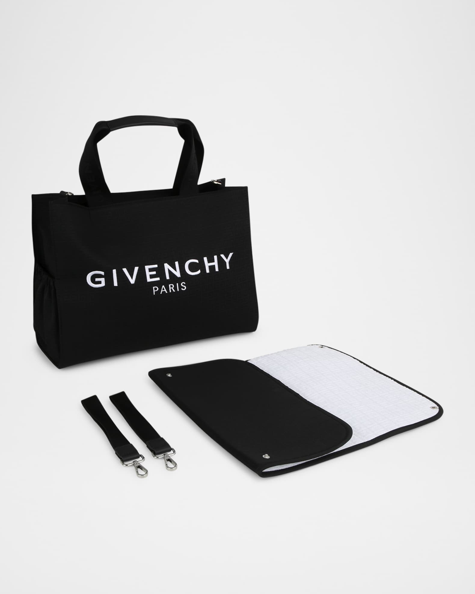 Givenchy Embroidered Logo Print Diaper Bag Neiman Marcus