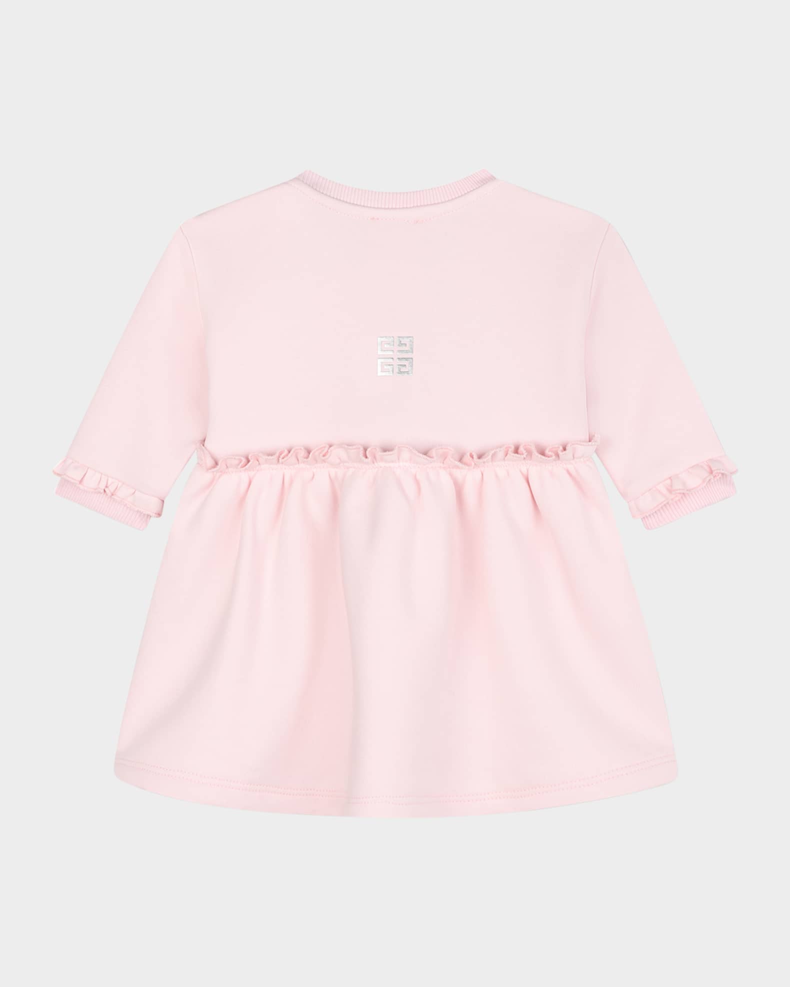 Girl's Logo-Embroidered Fleece Dress, Size 12M-3 1