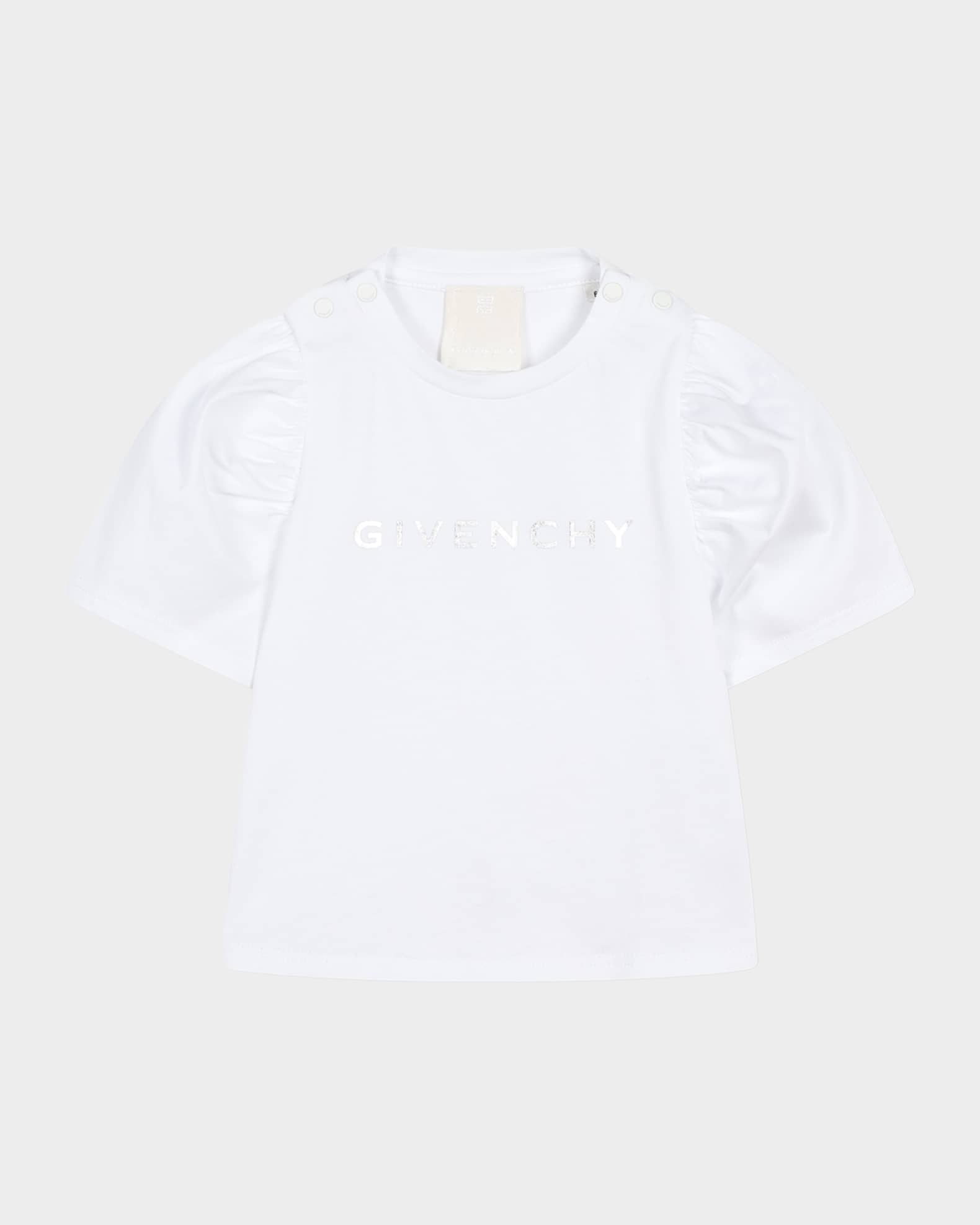 Girl's Contrast Logo-Print T-Shirt, Size 12M-3 0