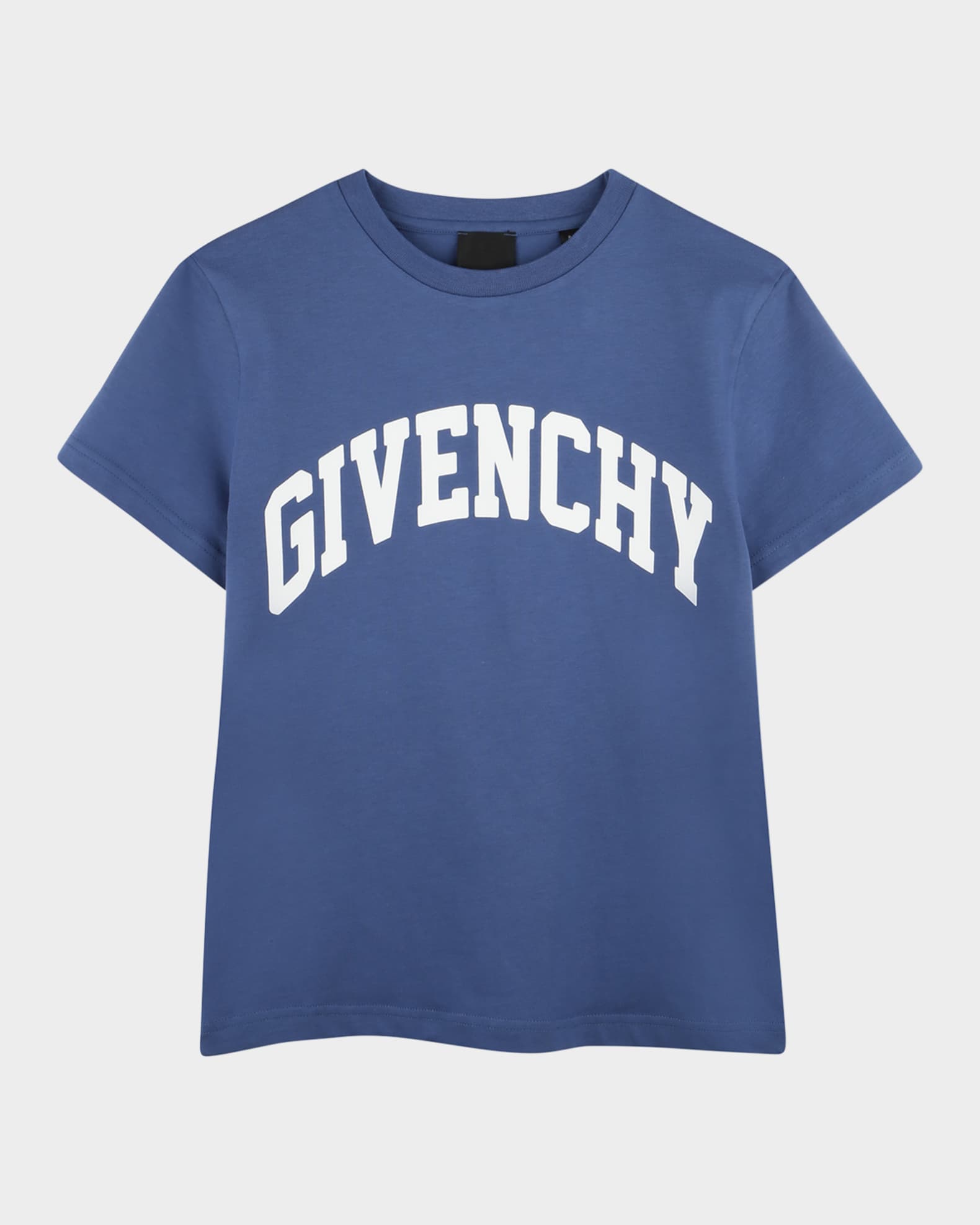 Boy's Curved Logo-Print T-Shirt 0
