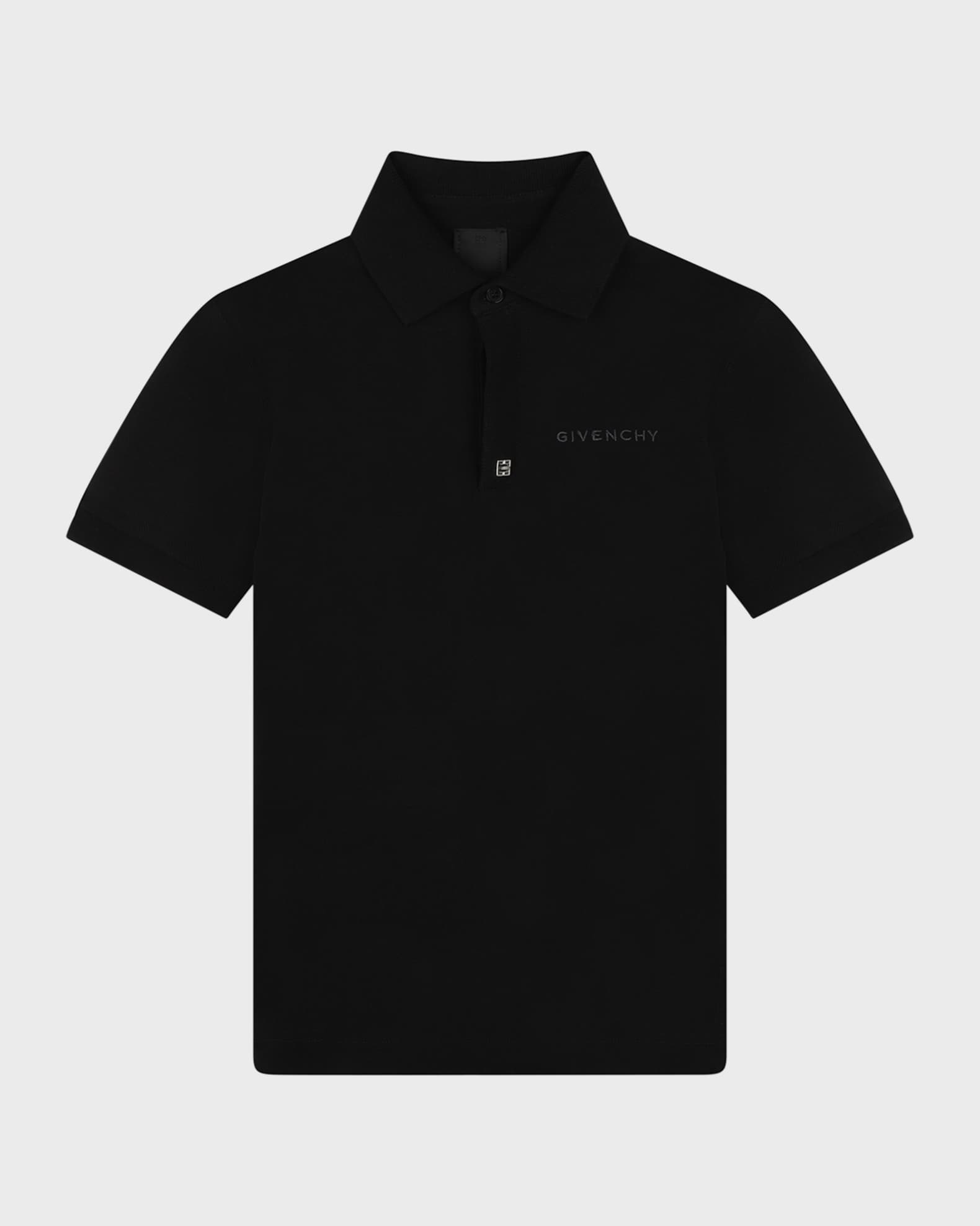  Boy's Logo-Print Polo Shirt, Size 4-6 0