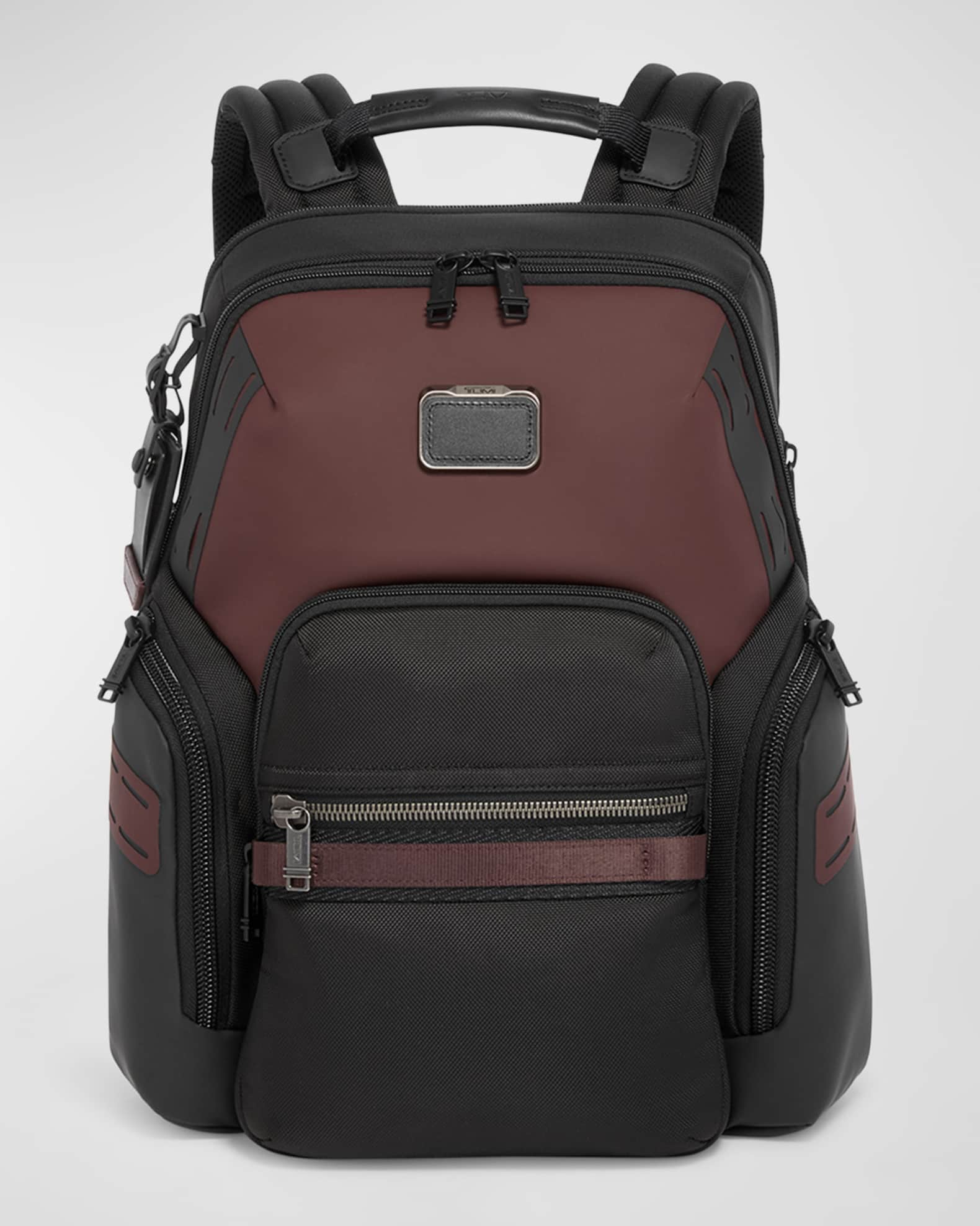 Tumi Alpha Bravo Navigation Backpack Oxblood