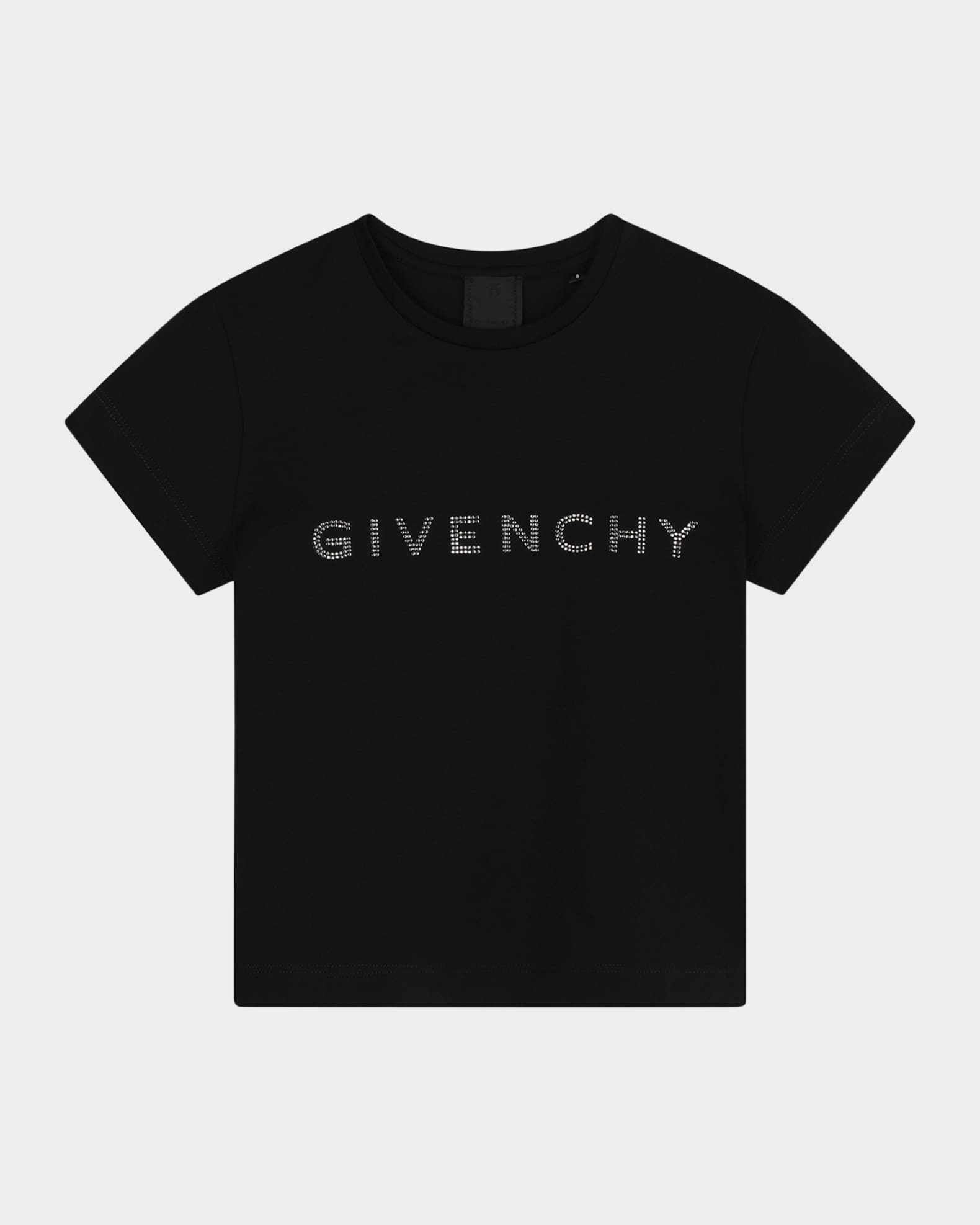 Tシャツ・カットソー GIVENCHY FW25 Shirts (BM616M14M6 100) Givenchy Girl's Embellished Classic Logo-Print T-Shirt, Size
