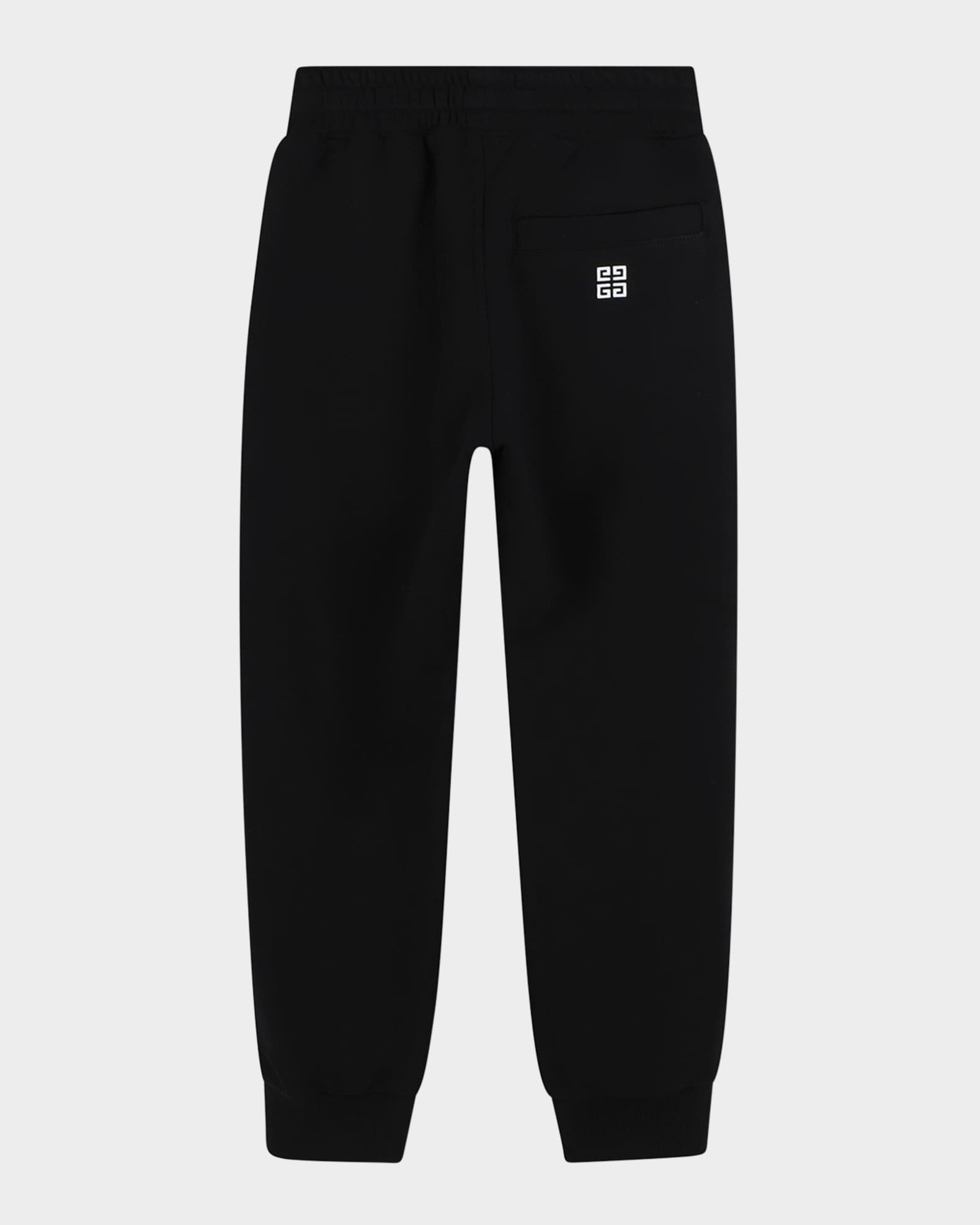 Boy's Curved Logo-Print Joggers 1