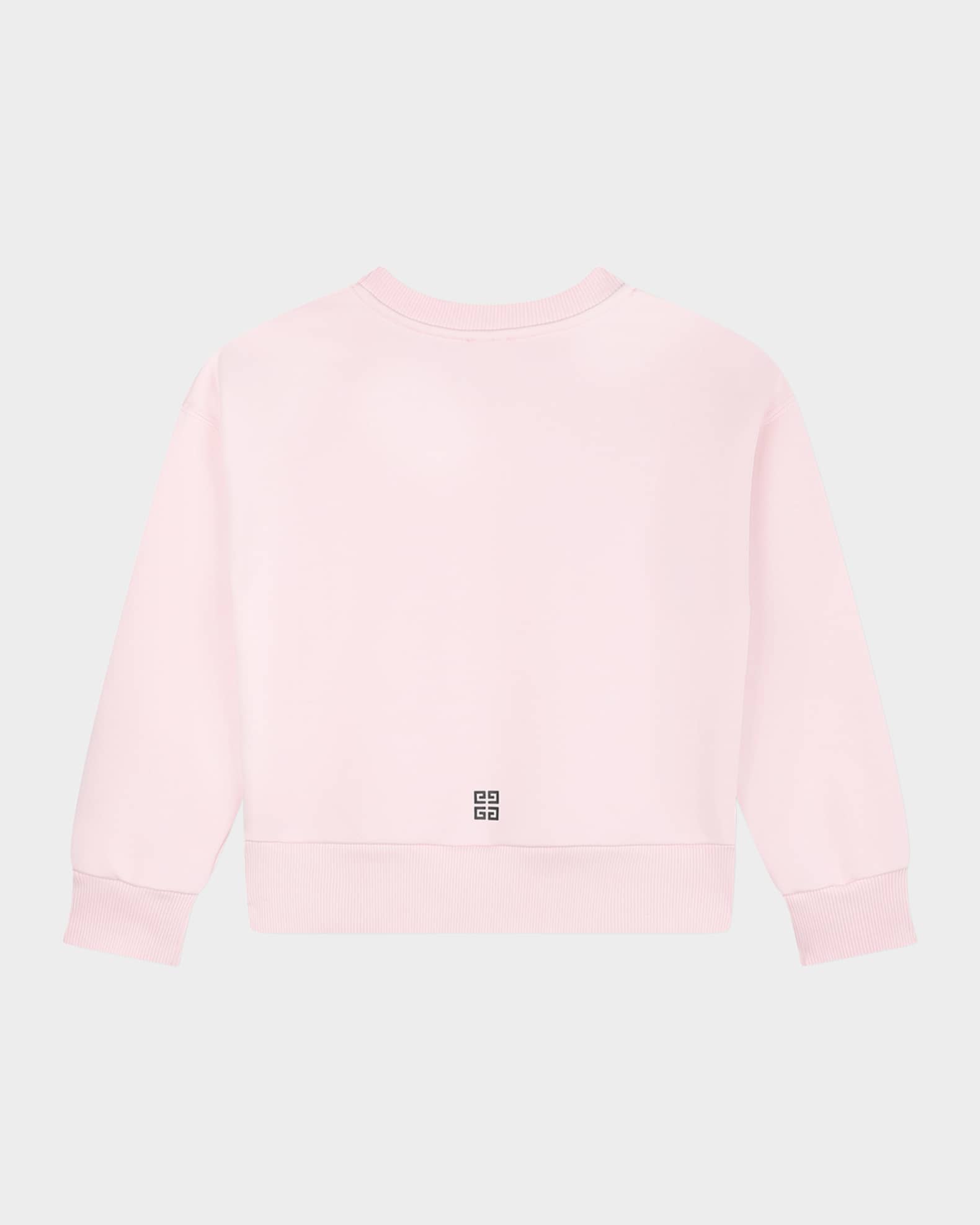  Girl's Contrast Logo-Print Sweatshirt, Size 8-14 1