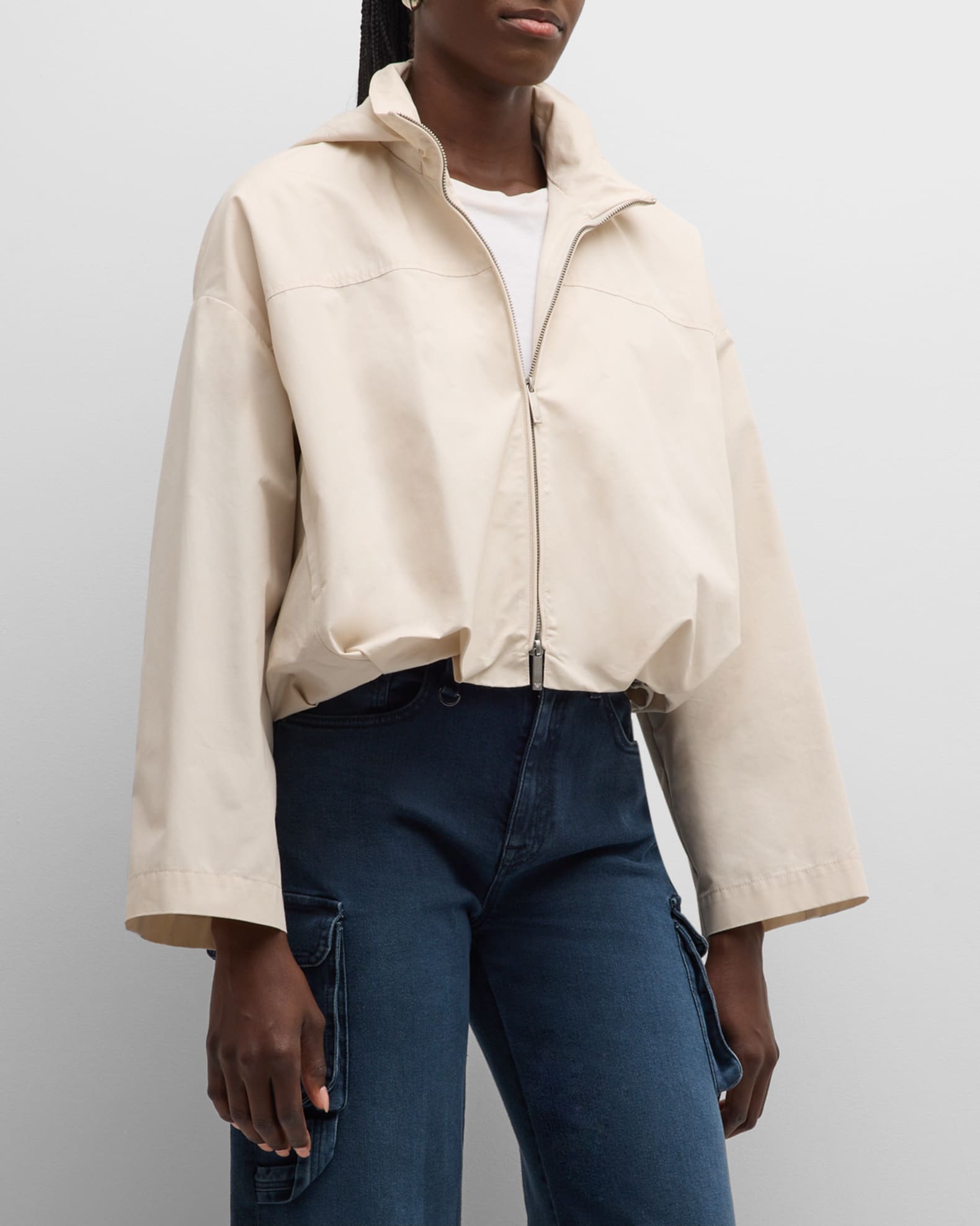 【公式】フジのお歳暮・冬ギフト Armani Emporio Cropped Neiman | Windbreaker Cotton Technical ジャケット・アウター