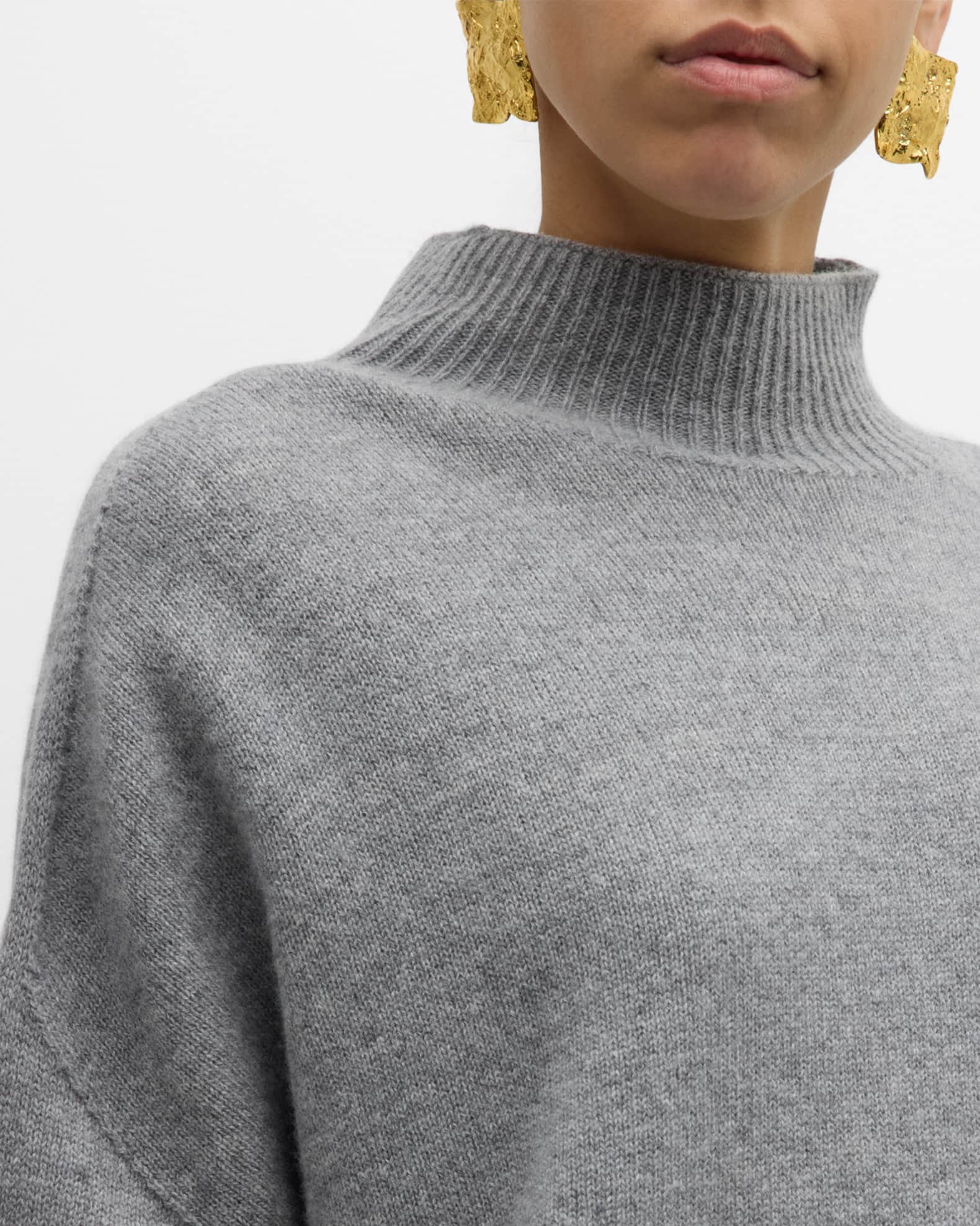 Emporio Armani Turtleneck Wool-Cashmere Sweater | Neiman Marcus