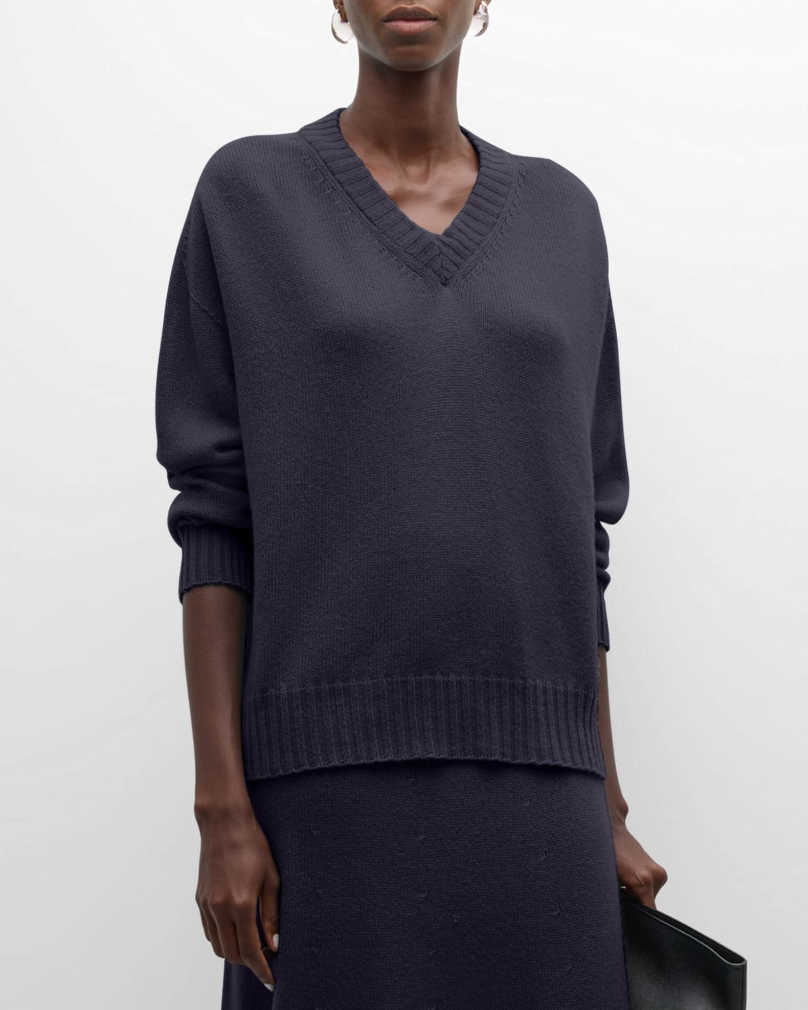 Emporio Armani Women s Wool Cashmere V Necked Sweater
