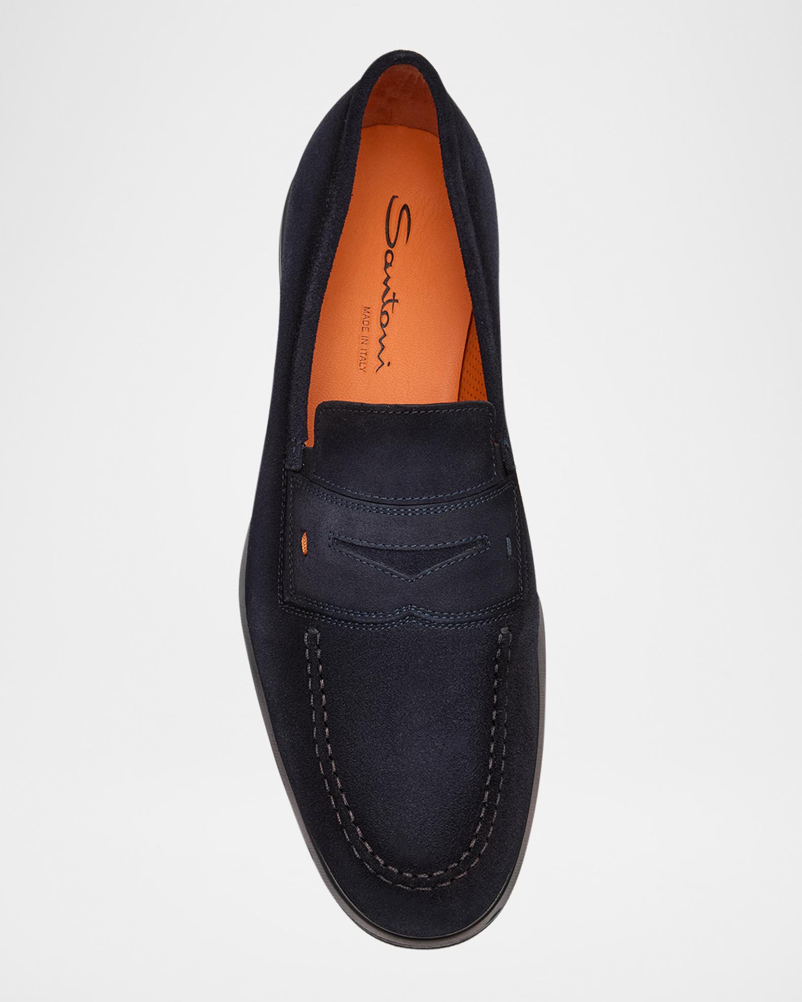 Santoni NWB Daisy Loafers Size 9 US 10 in Orange Suede Made in Italy Santoni Easy Penny Loafer (Men) | Nordstrom main image 2