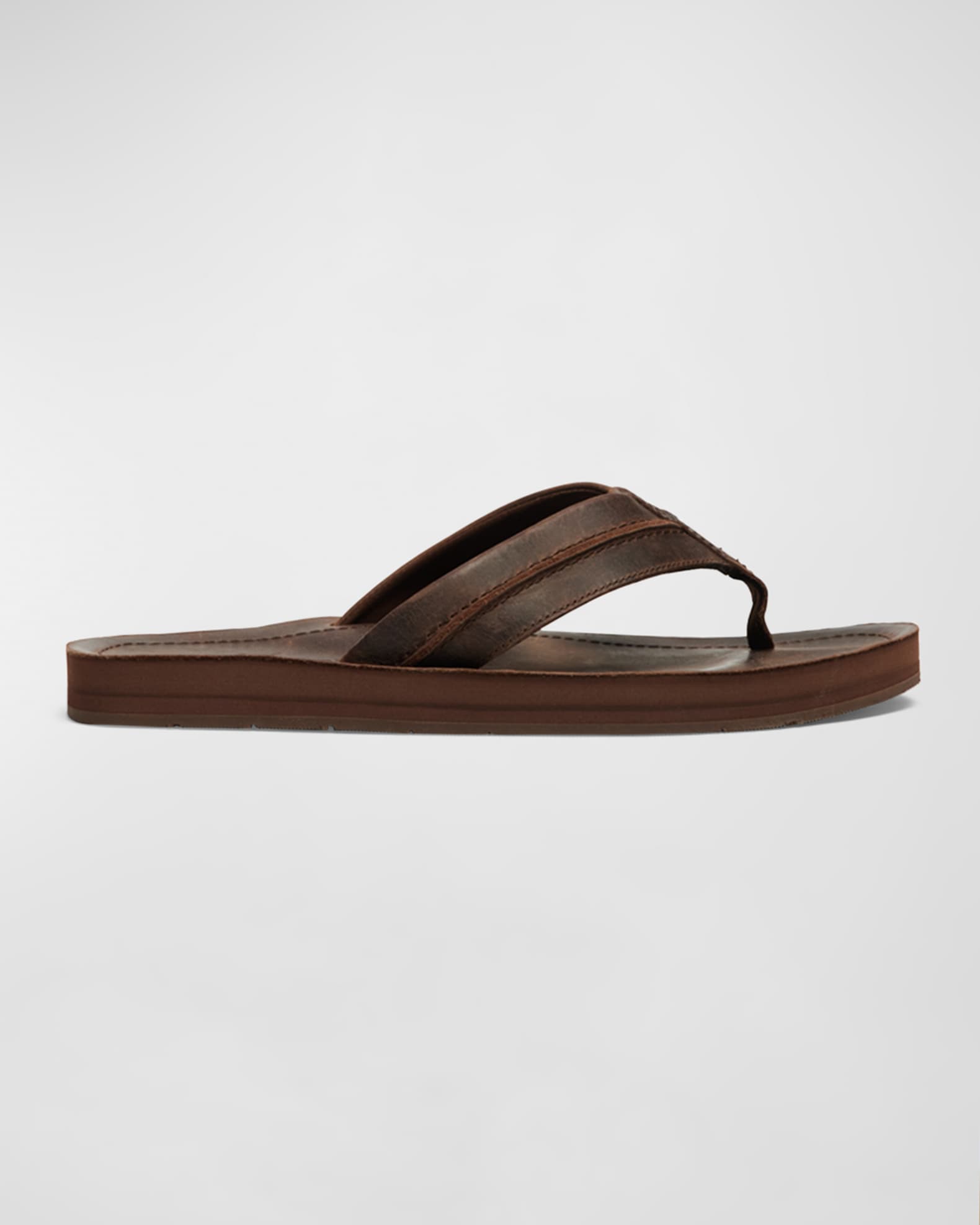 Rodd & Gunn Men's Piha Crazy Horse Leather Thong Sandals