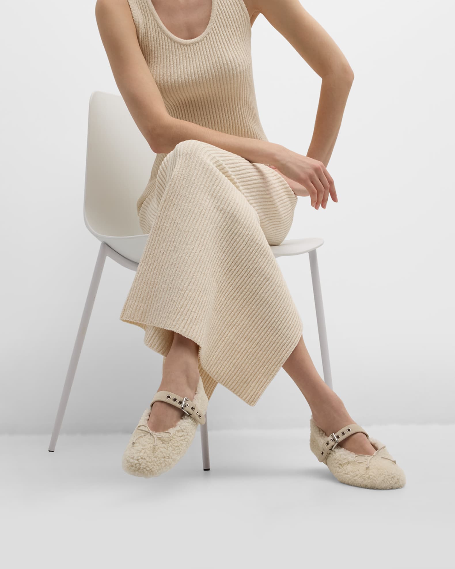 Miu miu mary jane flats online