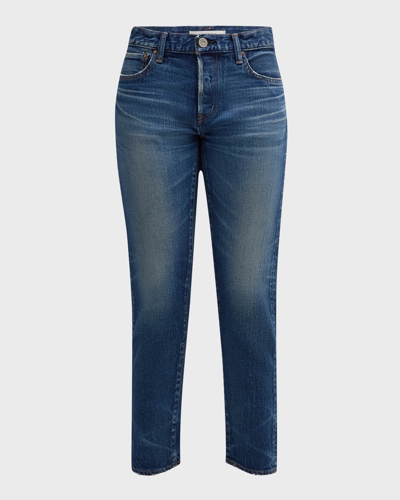 MOUSSY VINTAGE Gifford Tapered Mid-Rise Jeans