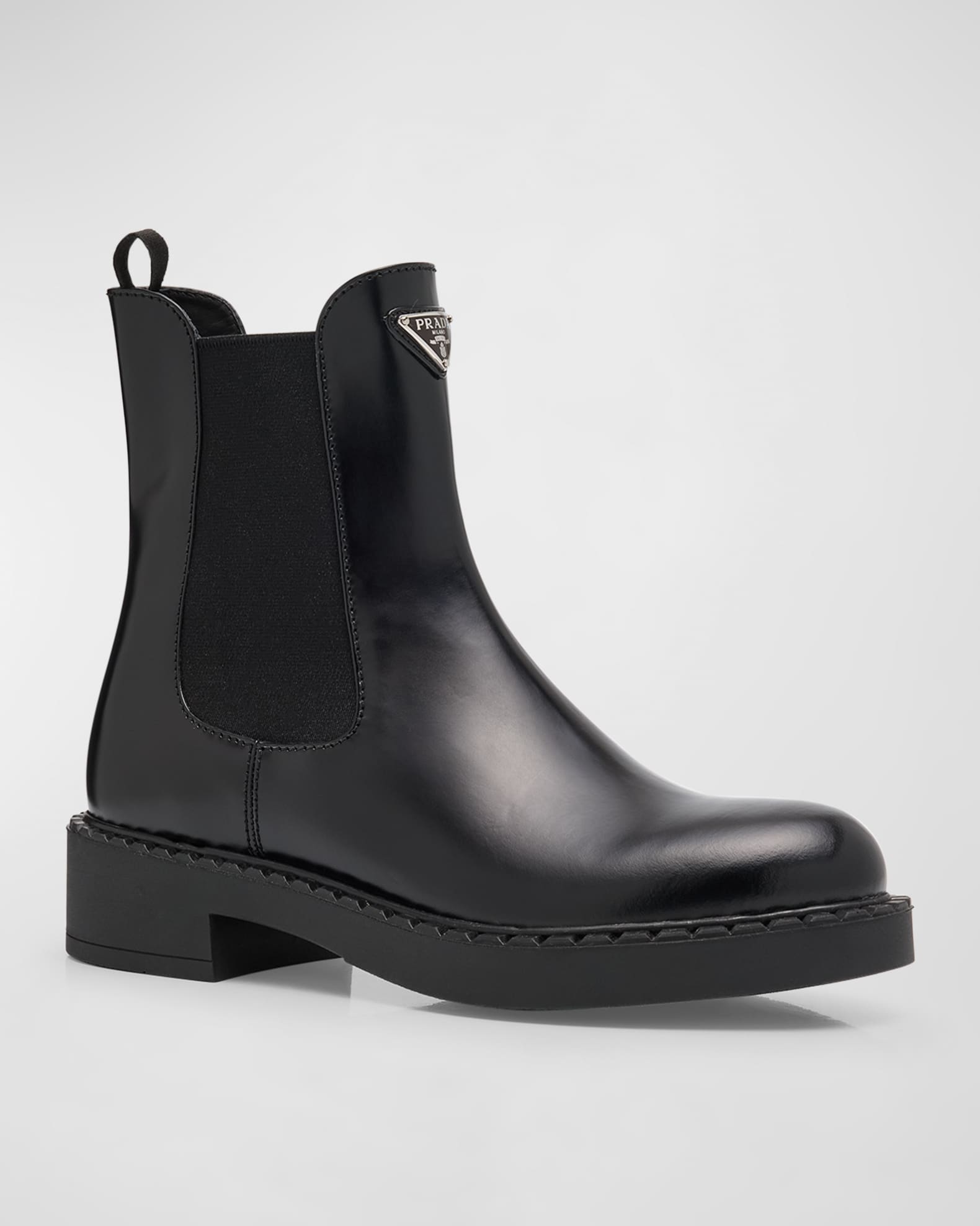 Chocolate Calfskin Chelsea Ankle Boots