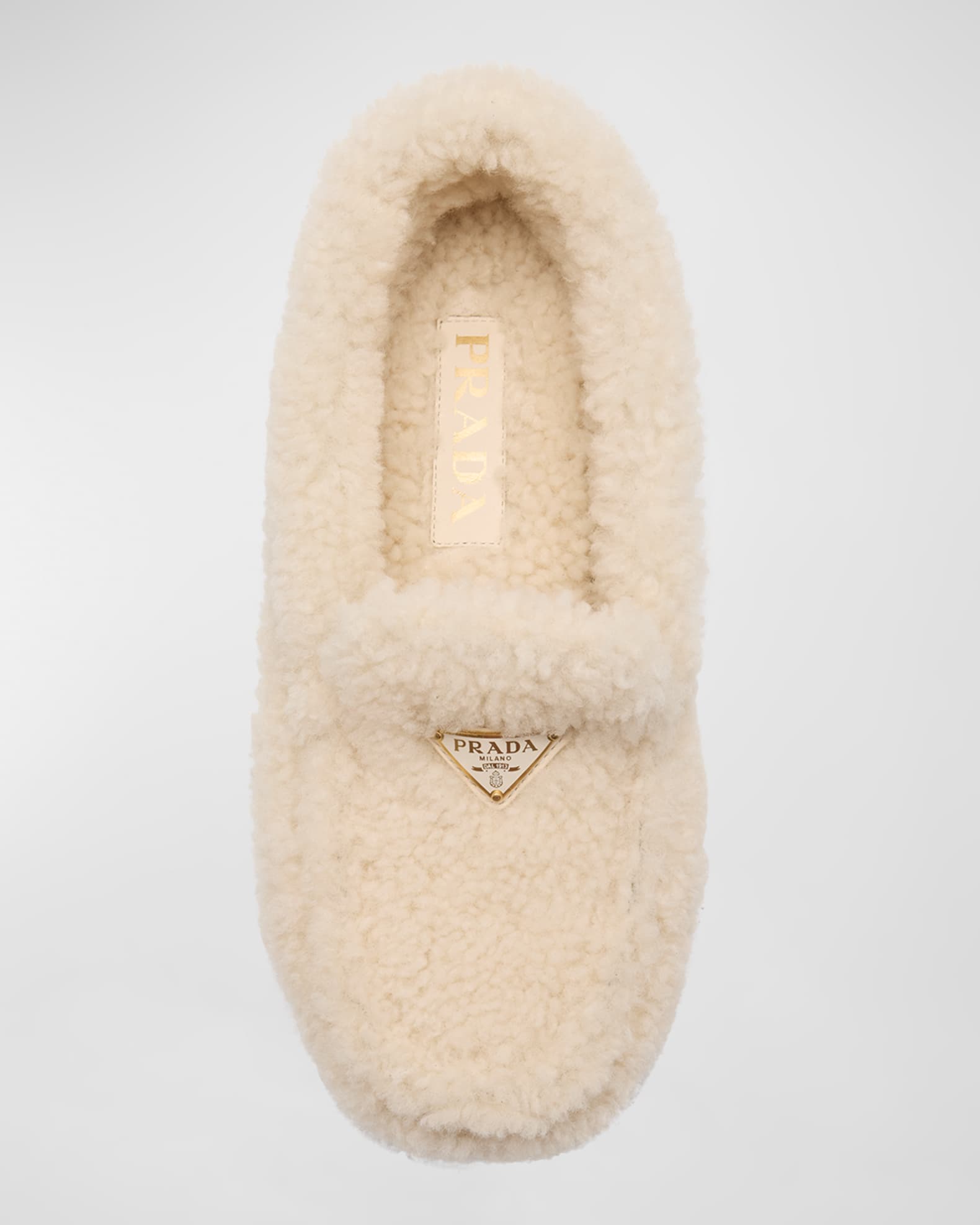 ローファー・オックスフォード Prada Shearling Driving Loafers Prada Shearling Cozy Driver Loafers | Neiman Marcus