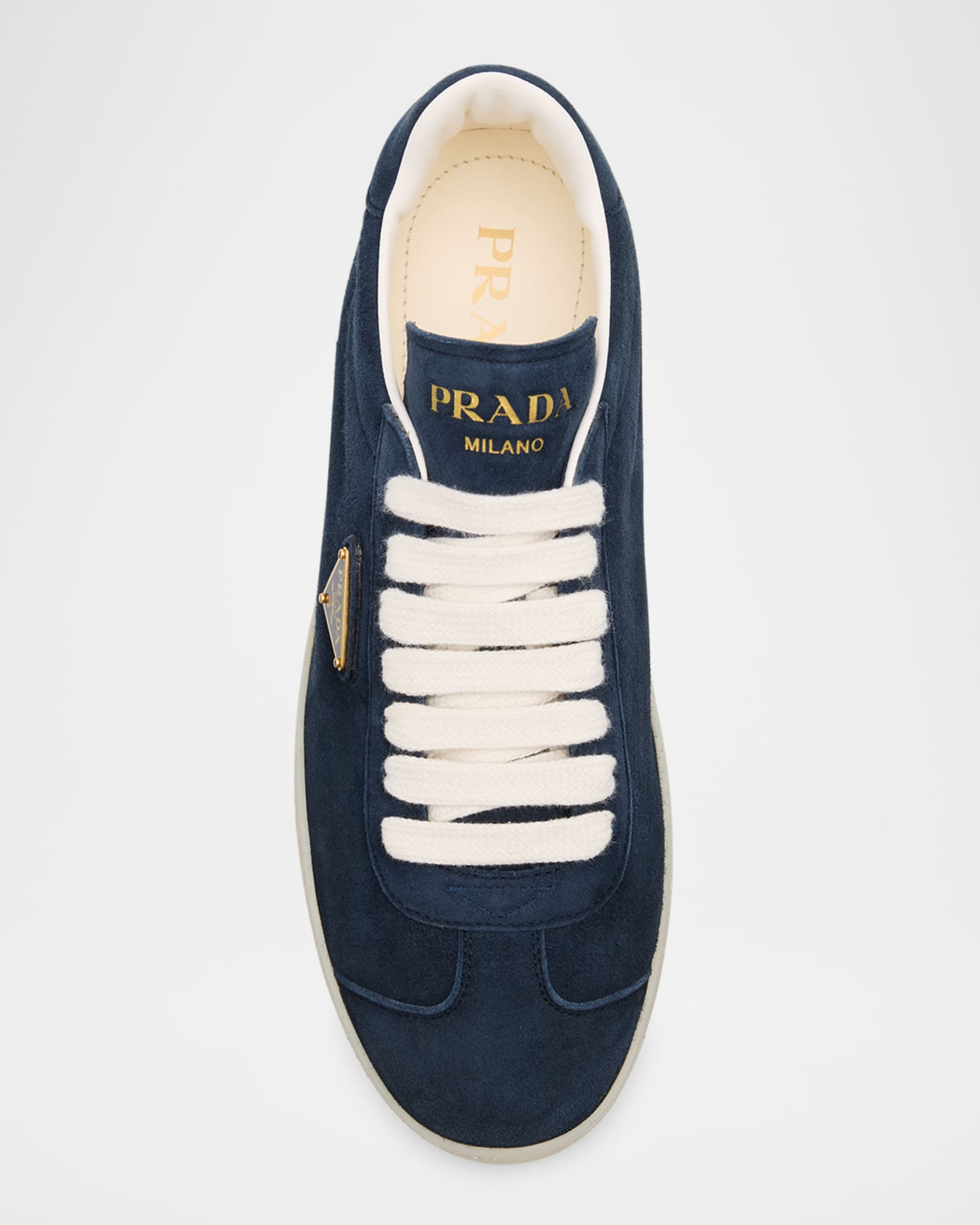 スニーカー Prada Lane Sneaker In Nappa And Suede Prada Lane Suede Sneakers | Sendegaro US