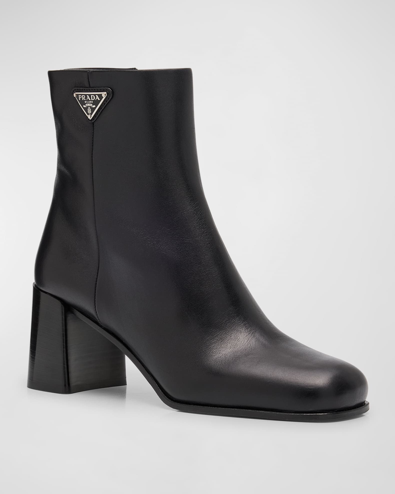 Prada chunky heel boots on sale