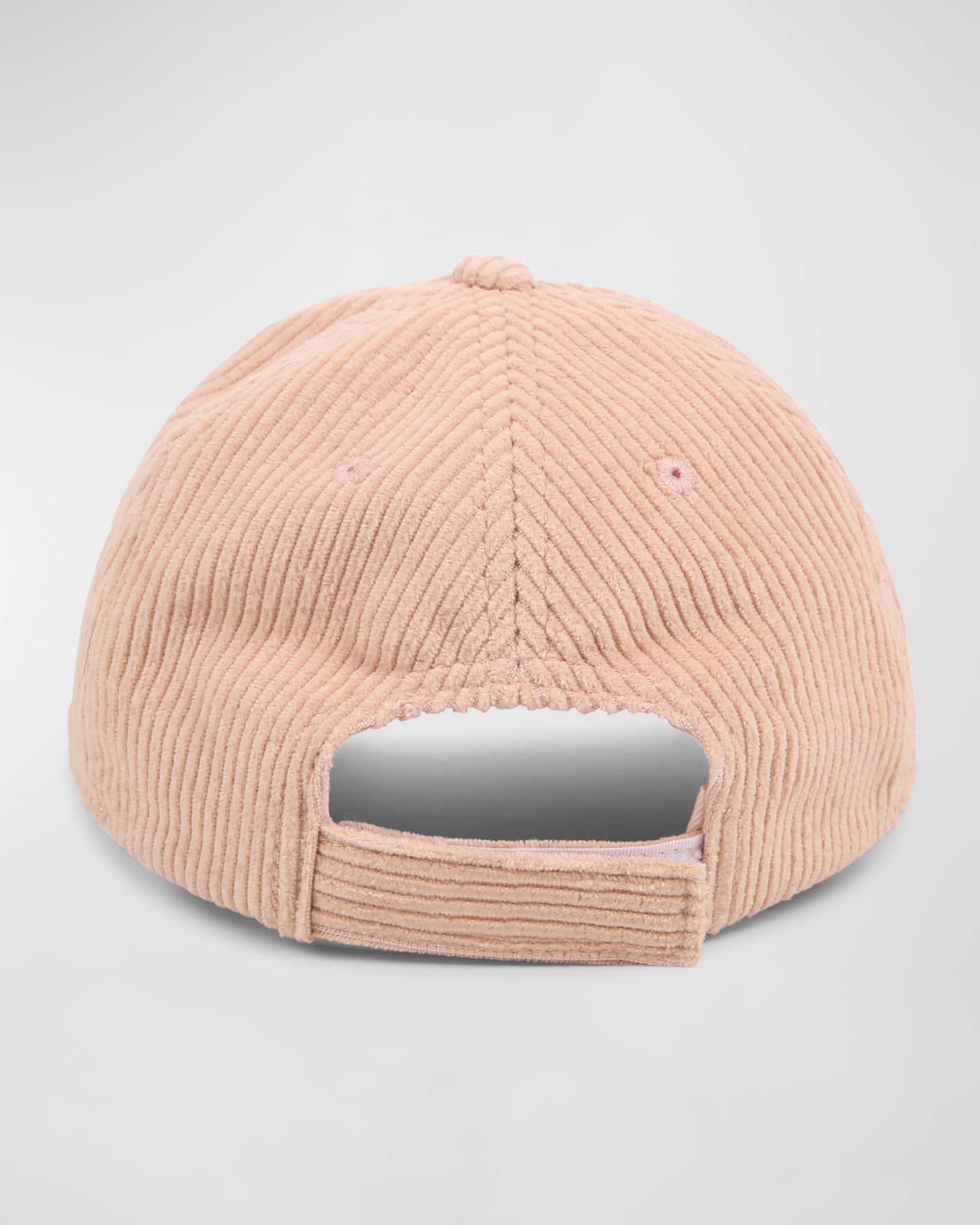 Girl's Corduroy Logo Baseball Cap  1