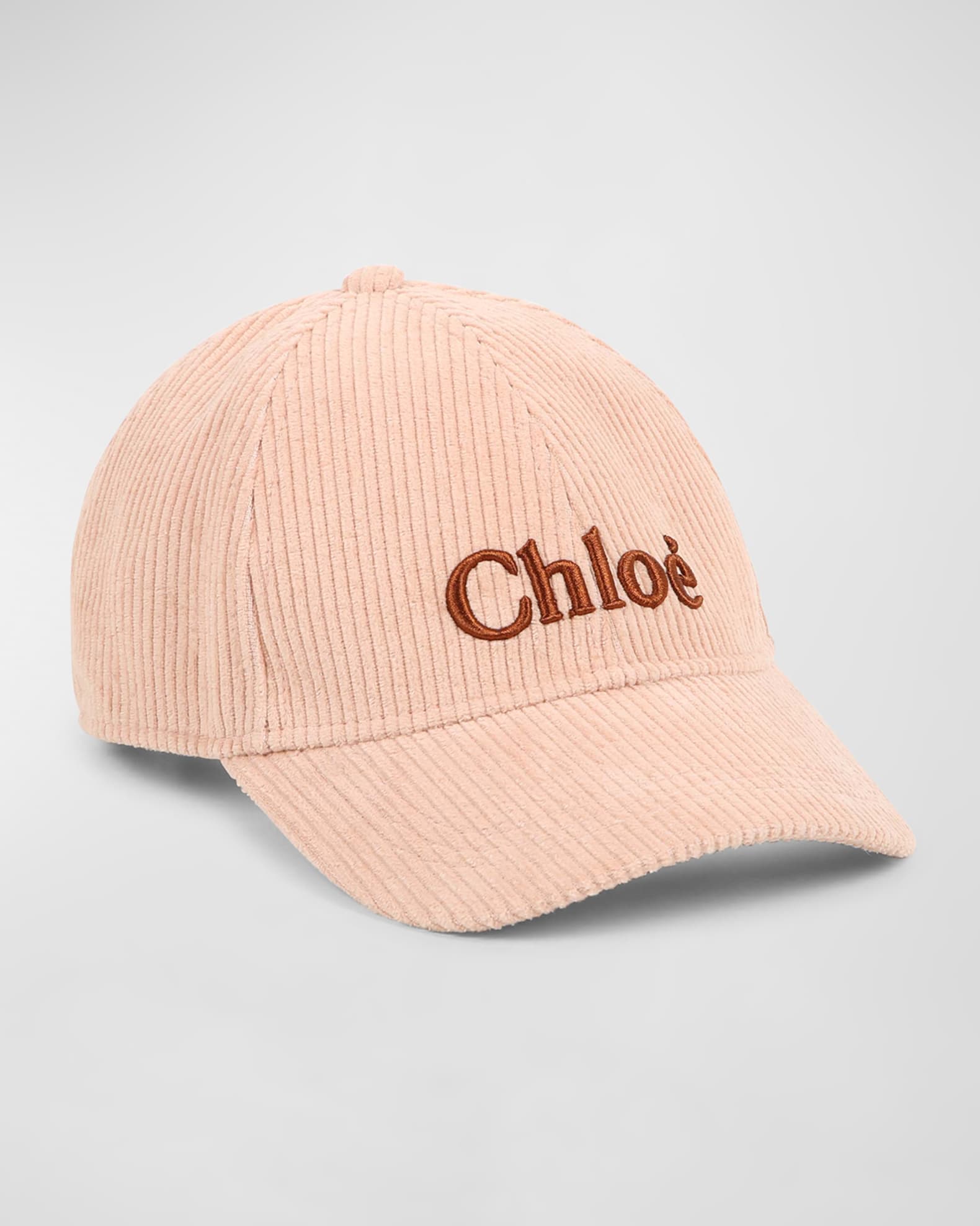 Girl's Corduroy Logo Baseball Cap  0