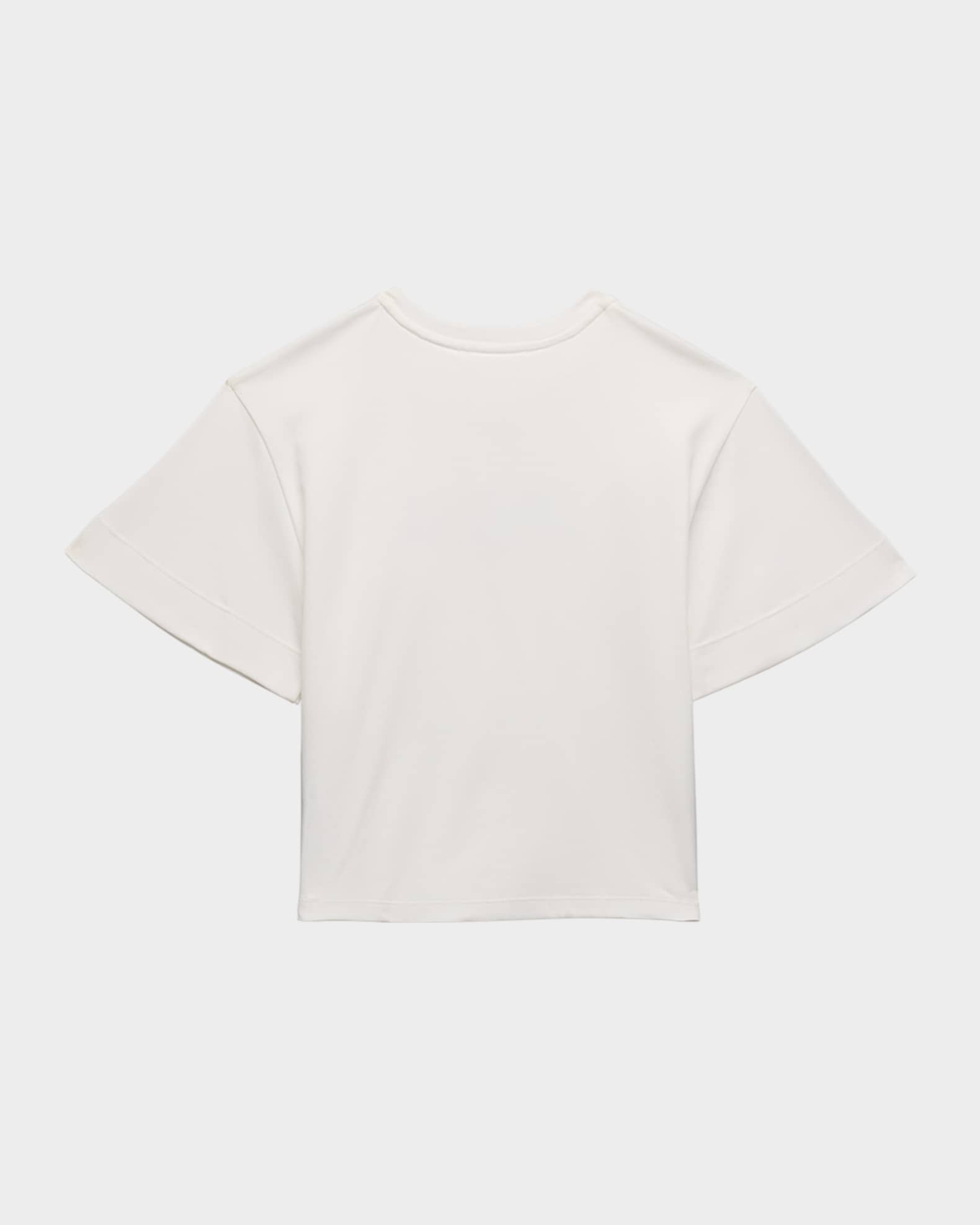 Girl's Denim Embroidered Logo-Print T-Shirt 1
