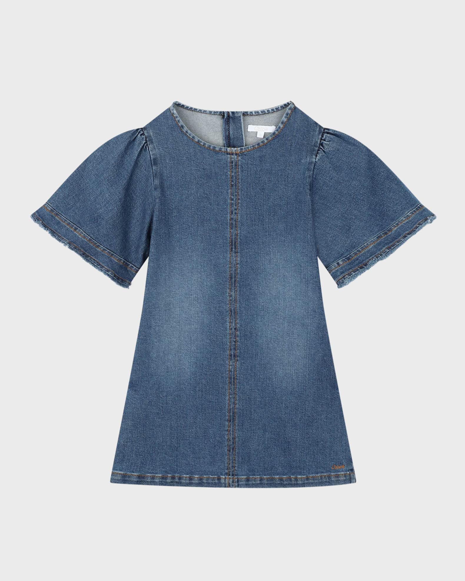 Denim dress size 14 clearance