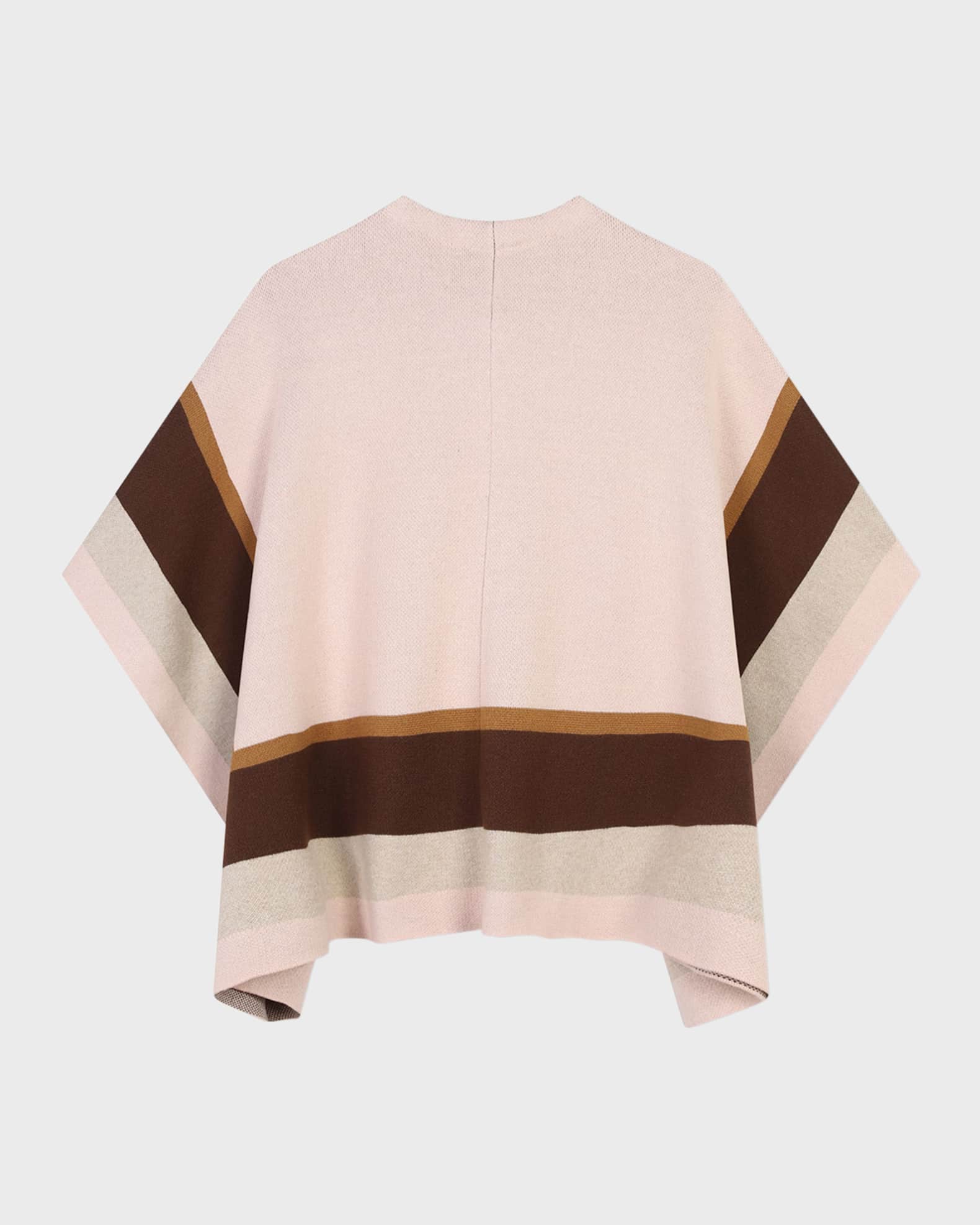 Girl's Striped Logo-Print Cape 1