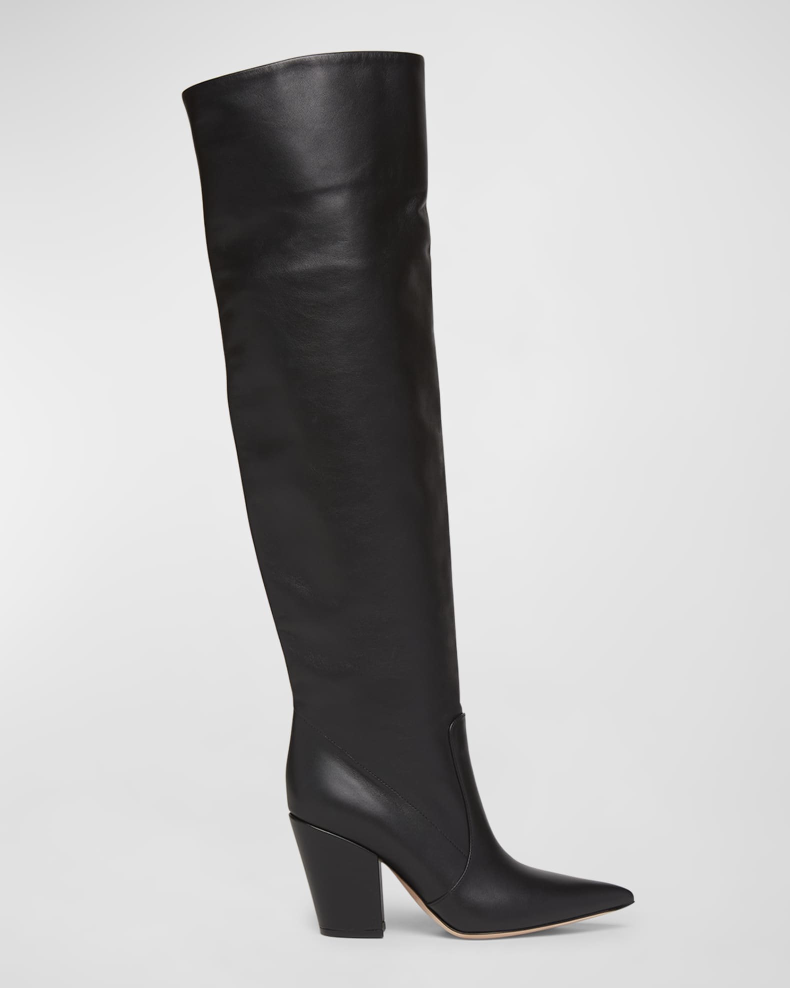 Gianvito Rossi Women s Keinna Over The Knee Calfskin Leather Boots