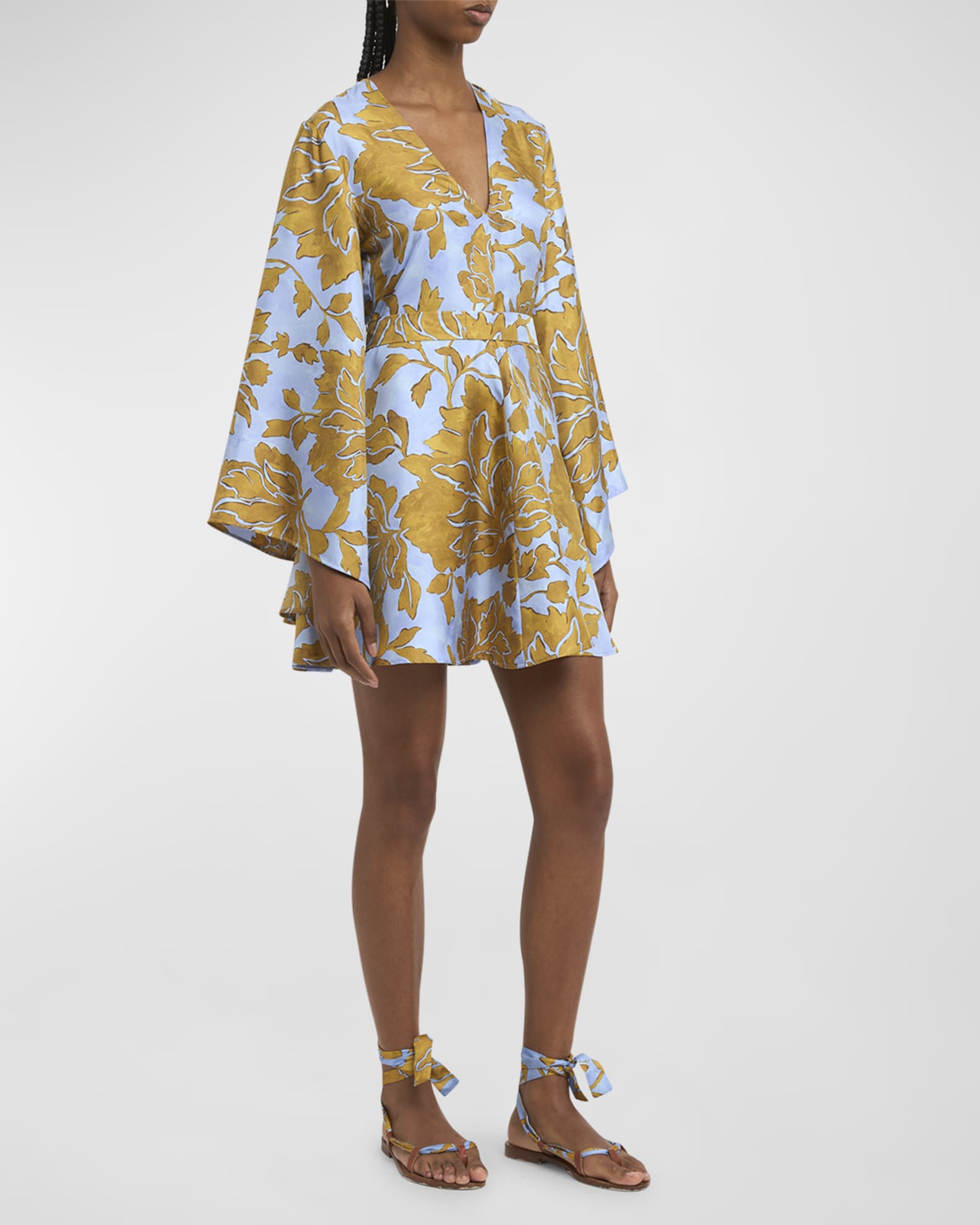 chinese dress ladies Sanah Long Sleeve Mini Dress