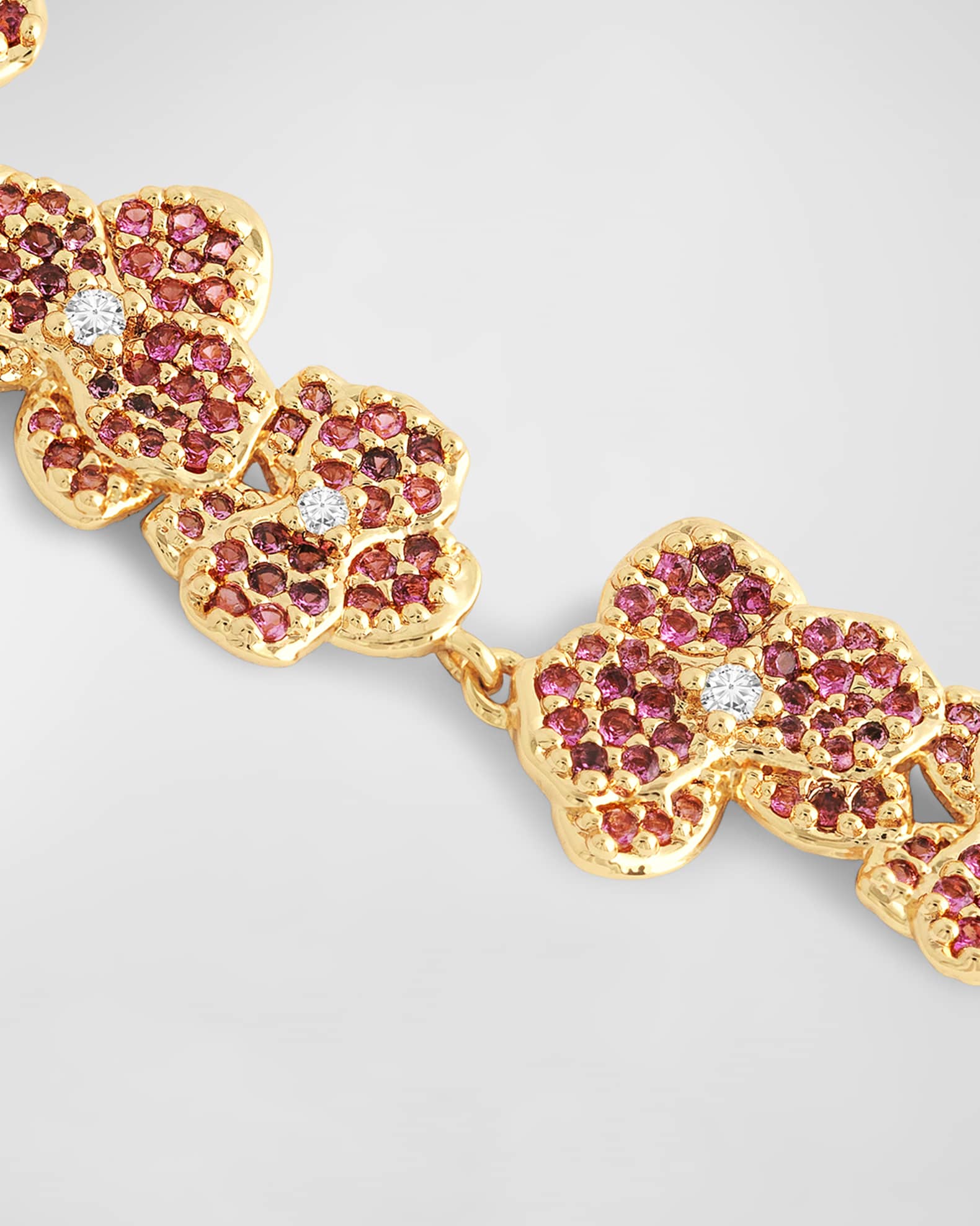 Orchid Pave Tennis Bracelet