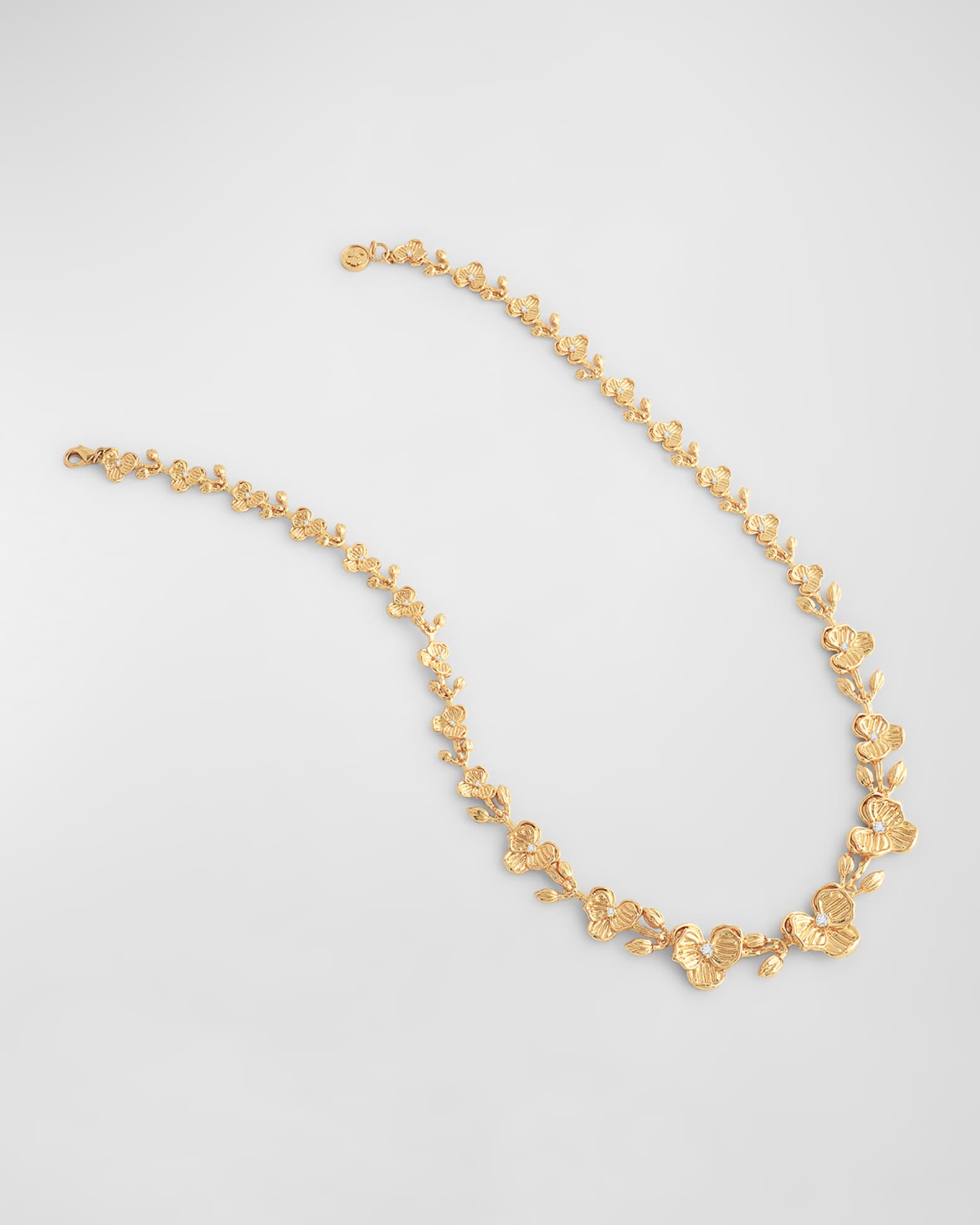 Orchid Link Necklace