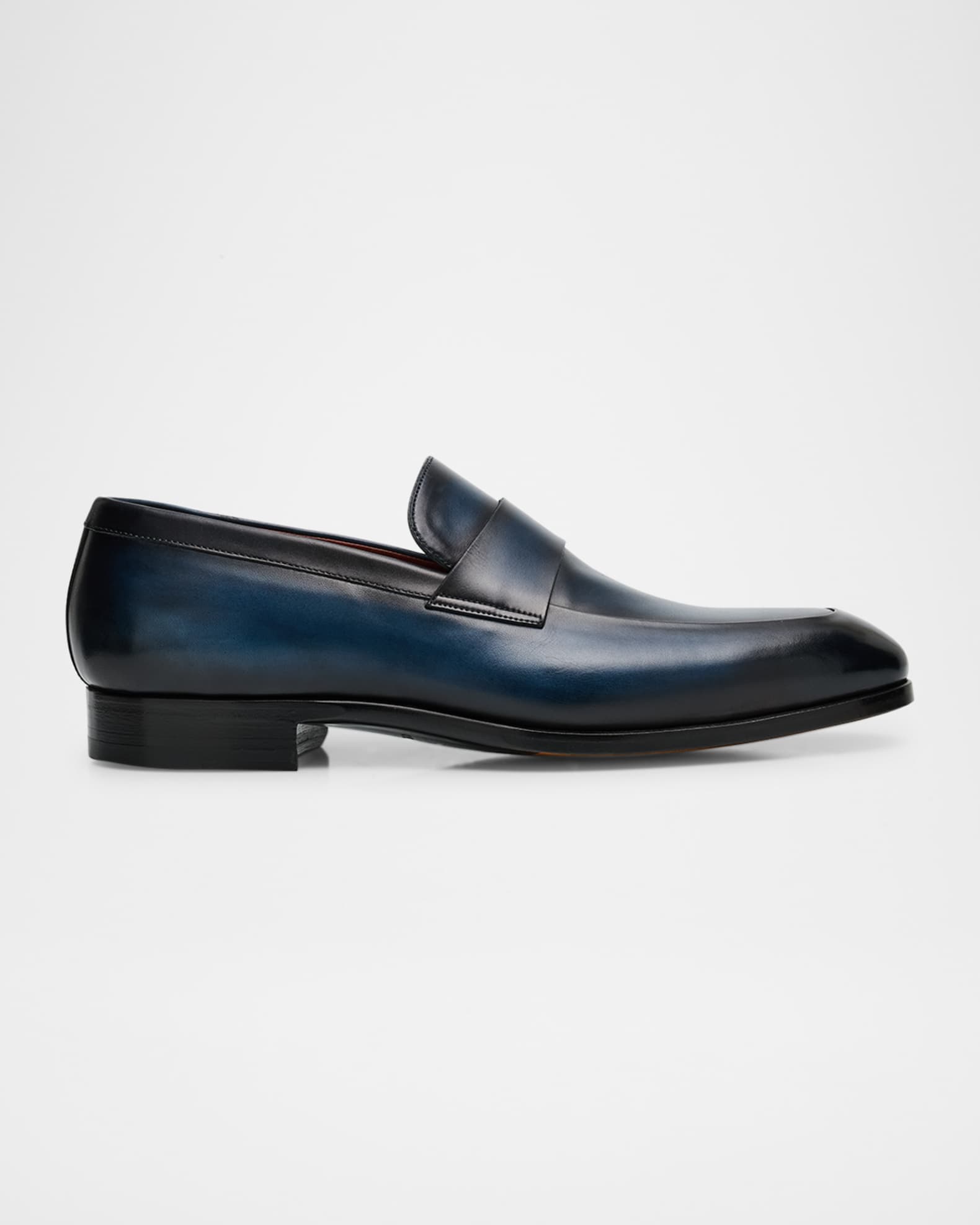 Magnanni Men s Athena Leather Penny Loafers Neiman Marcus
