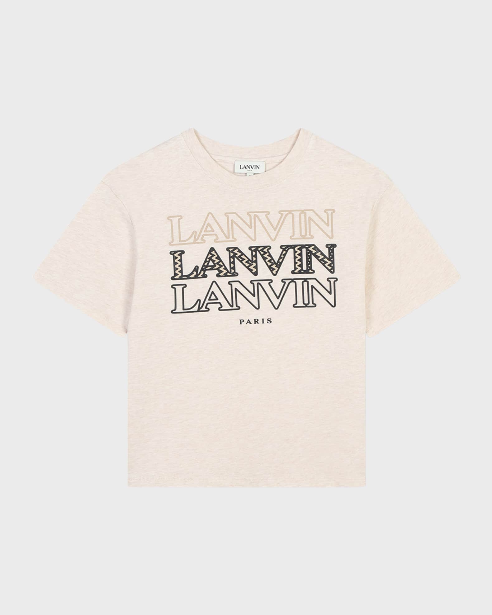 Girl's Triple Logo-Print T-Shirt, Size 8-14 0