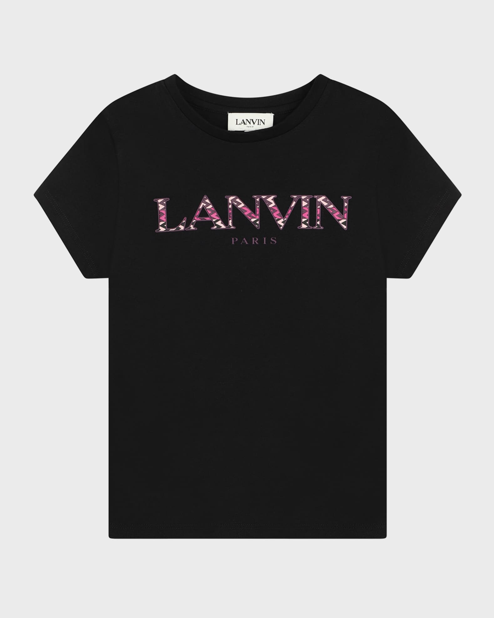 Girl's Classic Curb Logo-Print T-Shirt 0