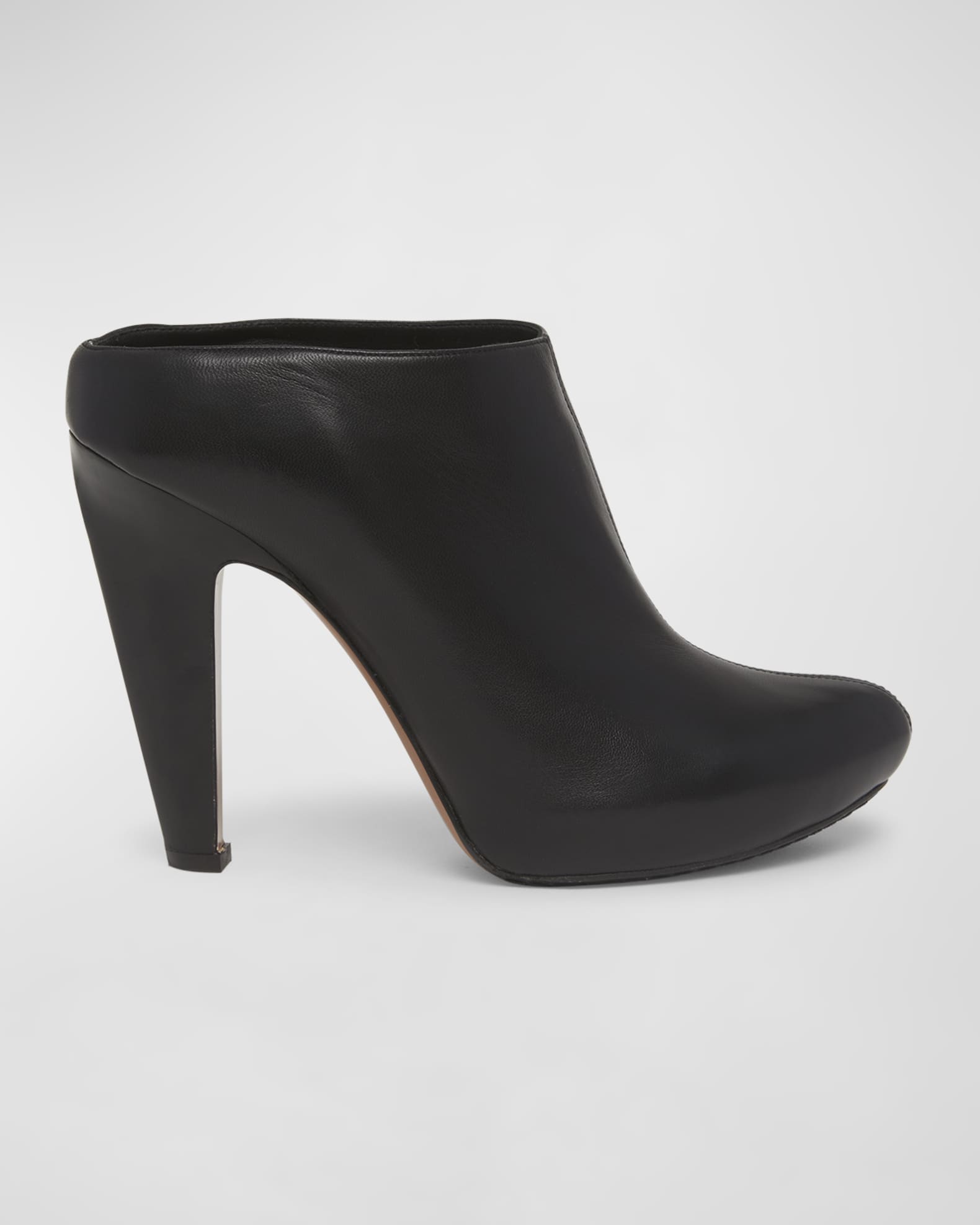 Black mule booties on sale