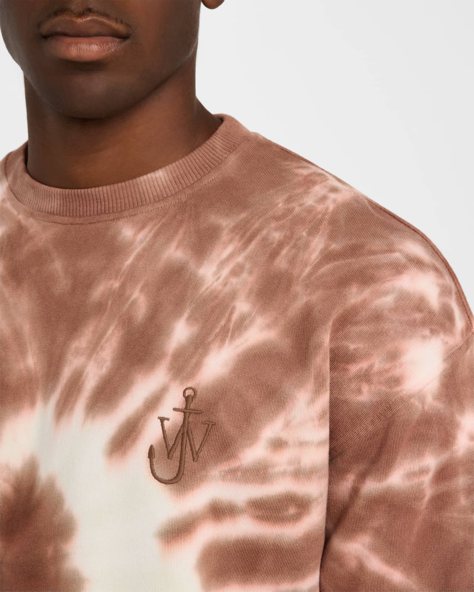 Men s Tie Dye Cat Sweatshirt