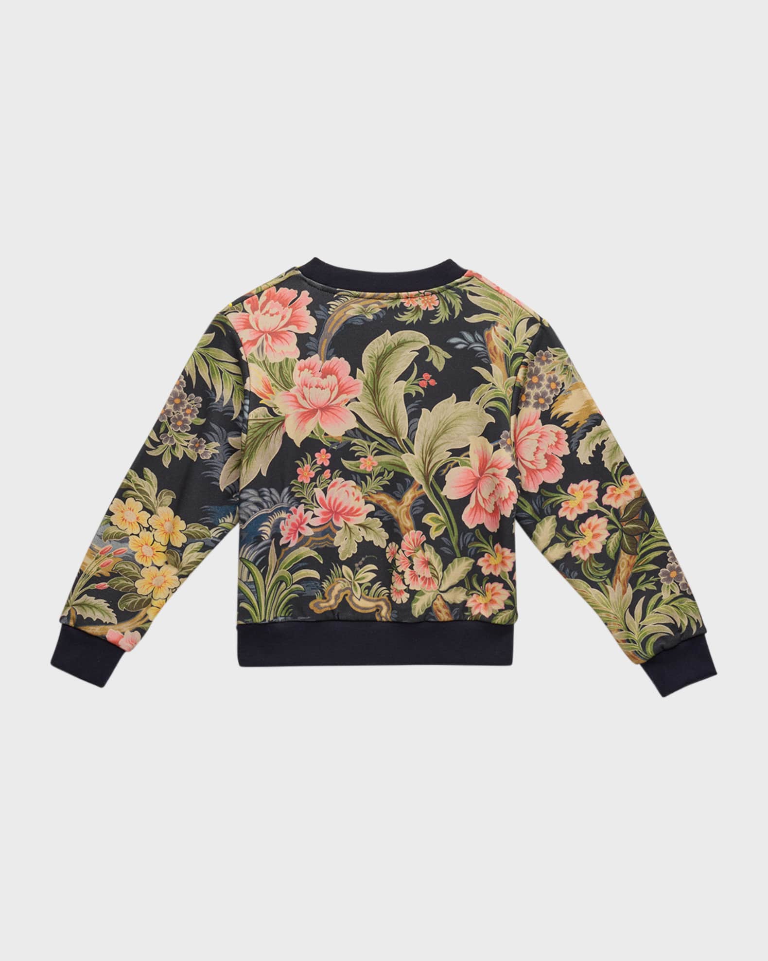 Girl's Floral-Print Sweatshirt 1