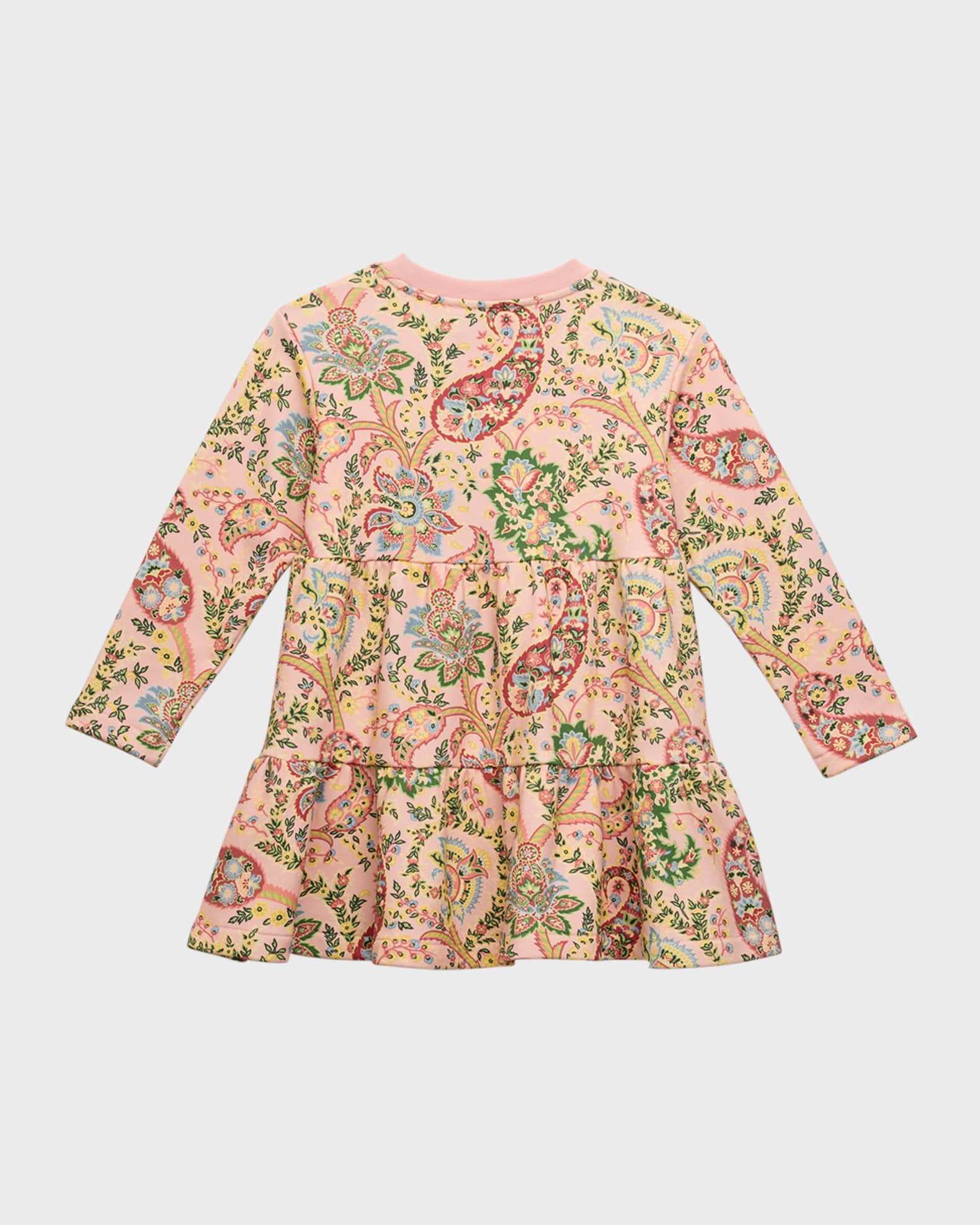  Girl's Paisley-Print Dress, Size 12-16 1