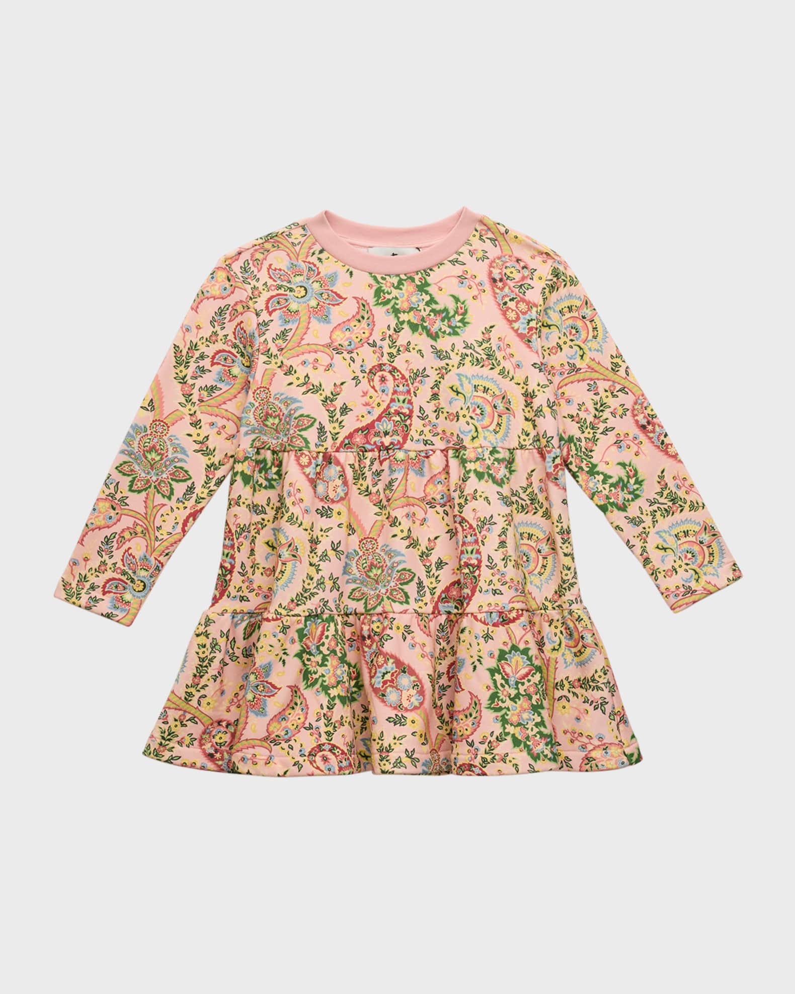  Girl's Paisley-Print Dress, Size 12-16 0
