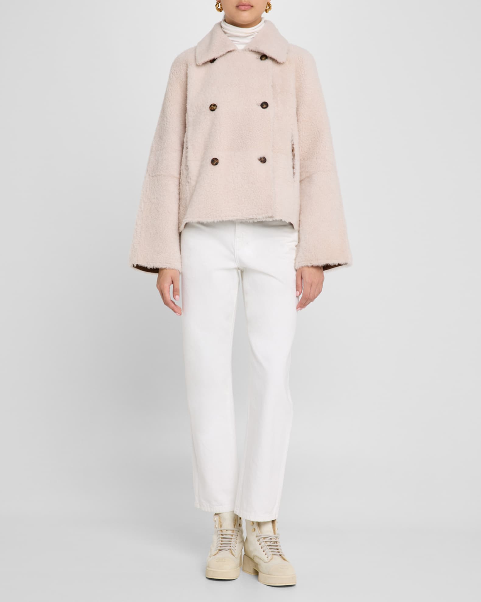 Joen Reversible Shearling Coat 1