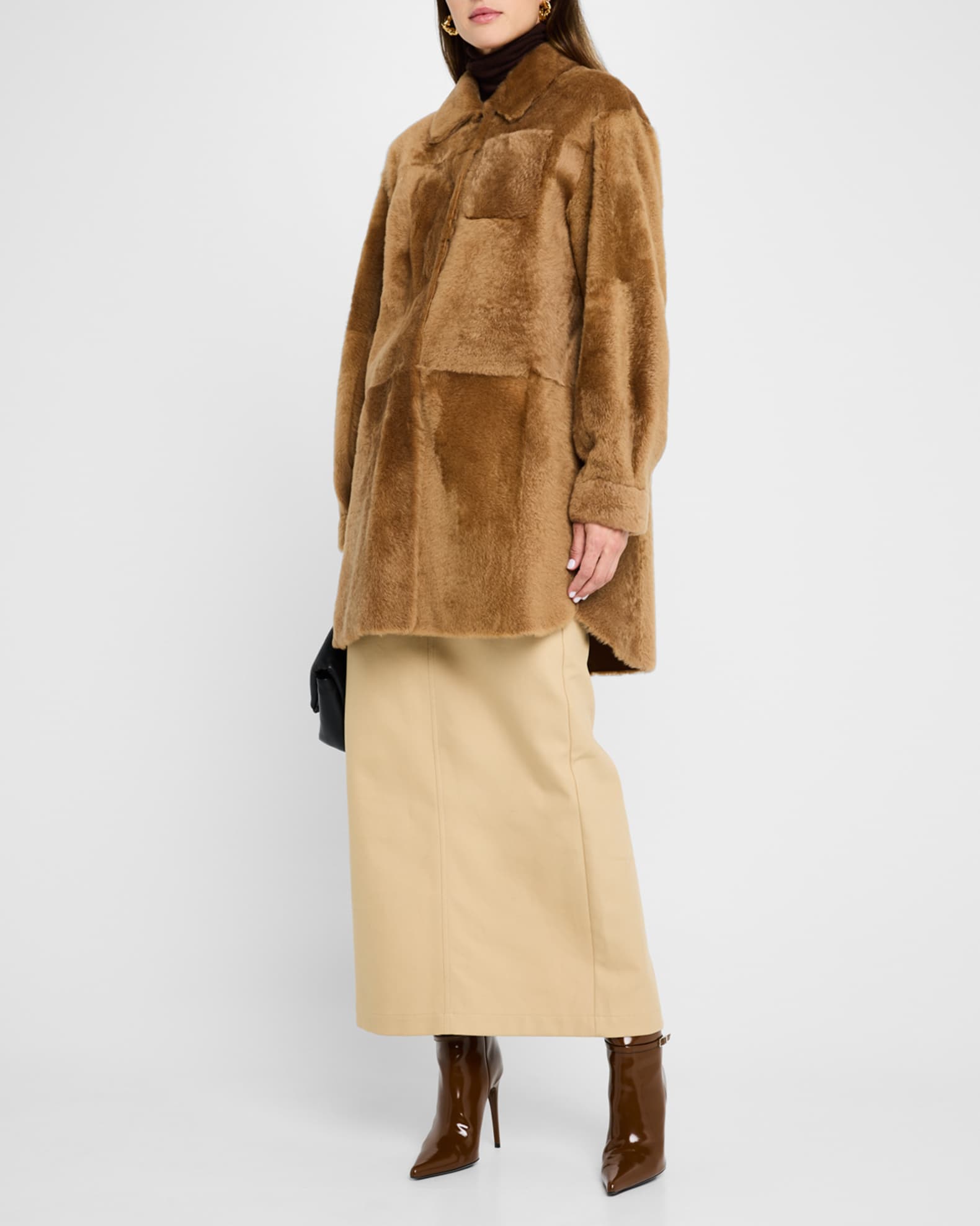 Neiman marcus shearling coats online