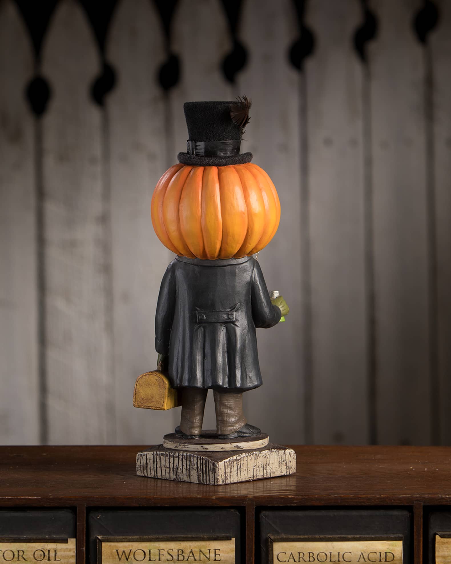 Bethany Lowe Jekyll Pumpkin Head Halloween Figurine Neiman Marcus